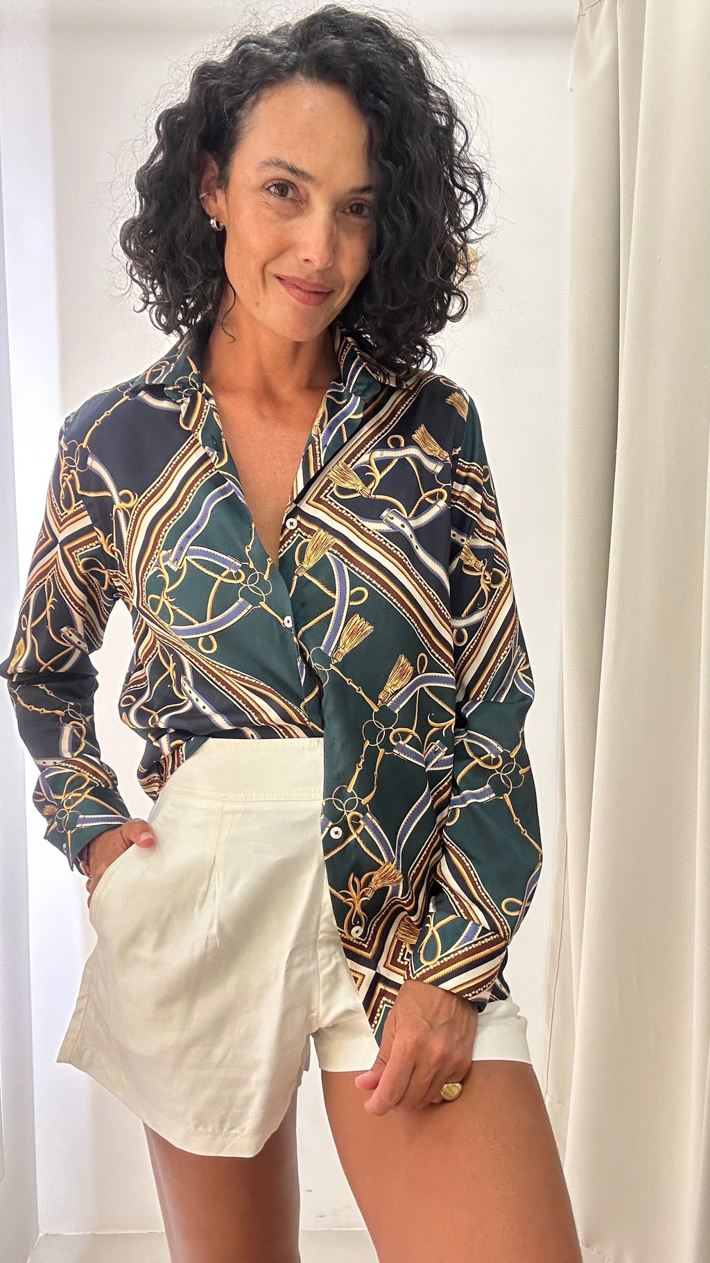 Camisa Estampada Zara