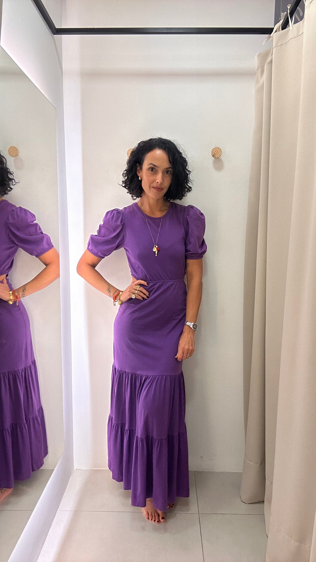 Vestido Roxo Scalia