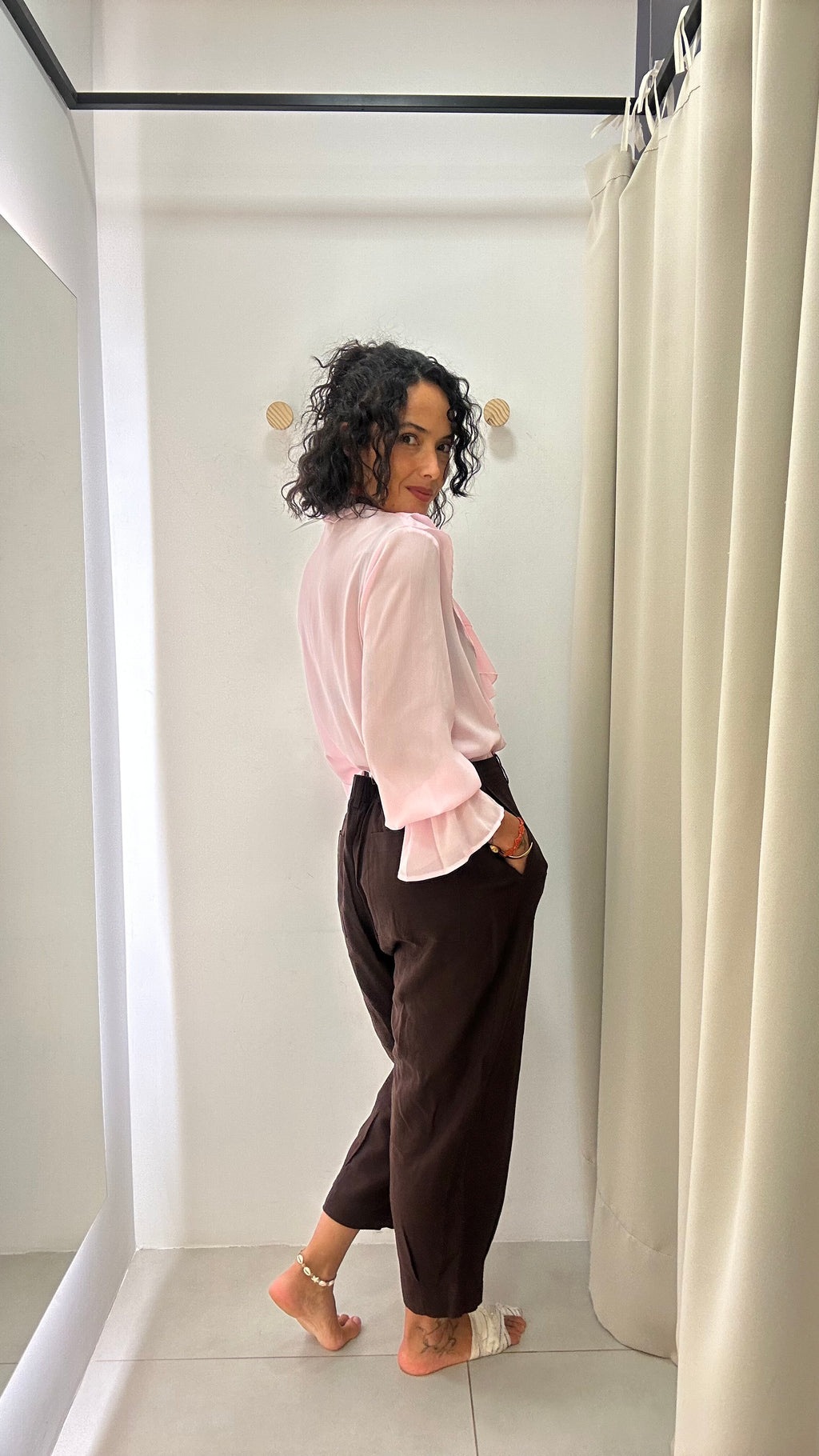 Calça Marrom Zara