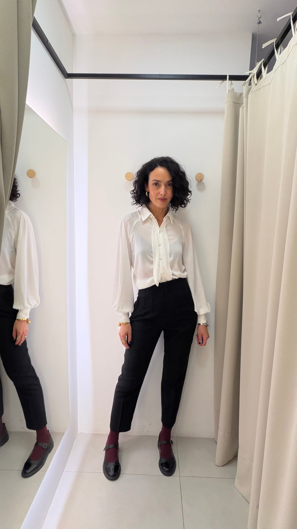 Calça preta Zara