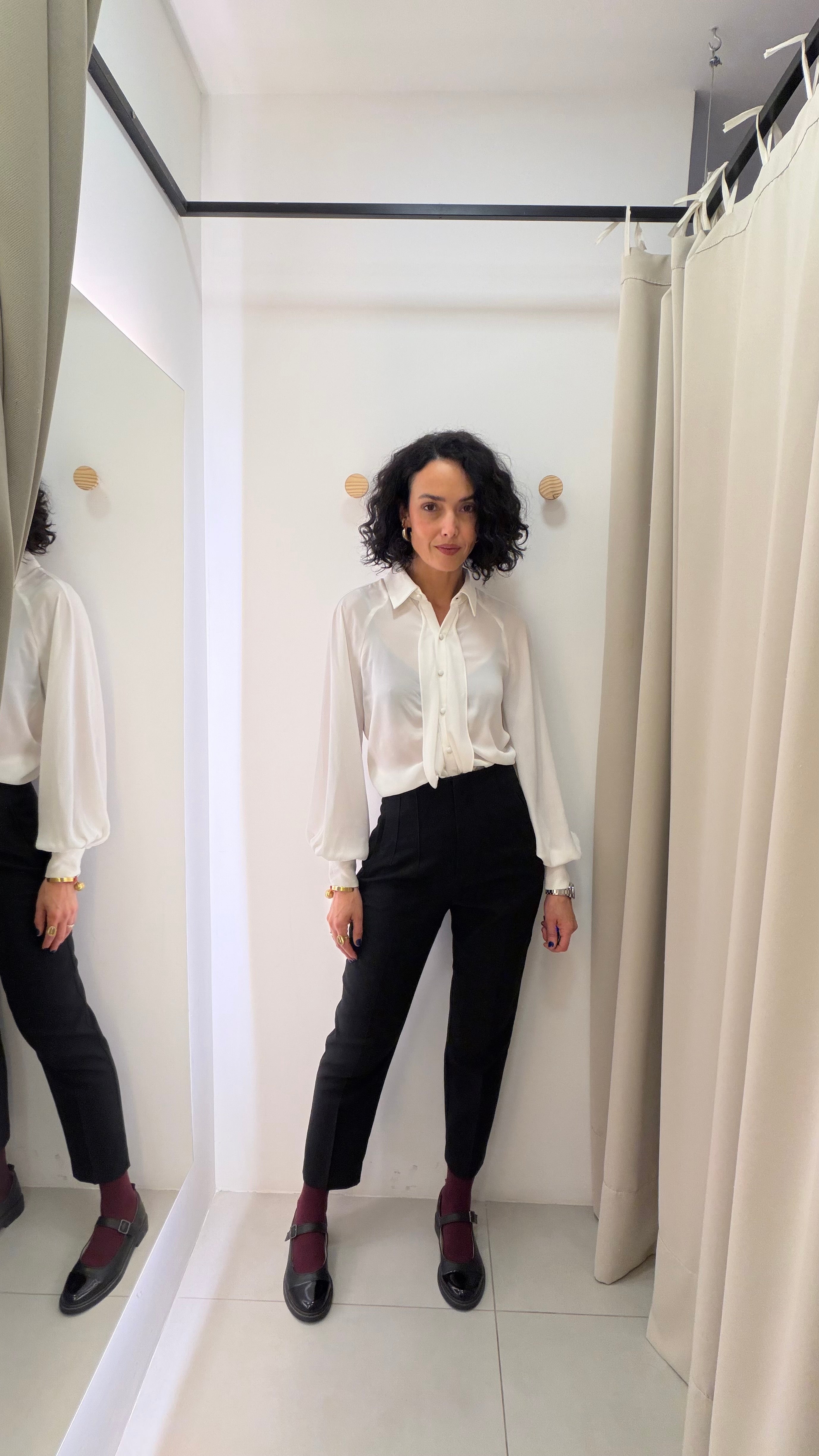 Calça preta Zara