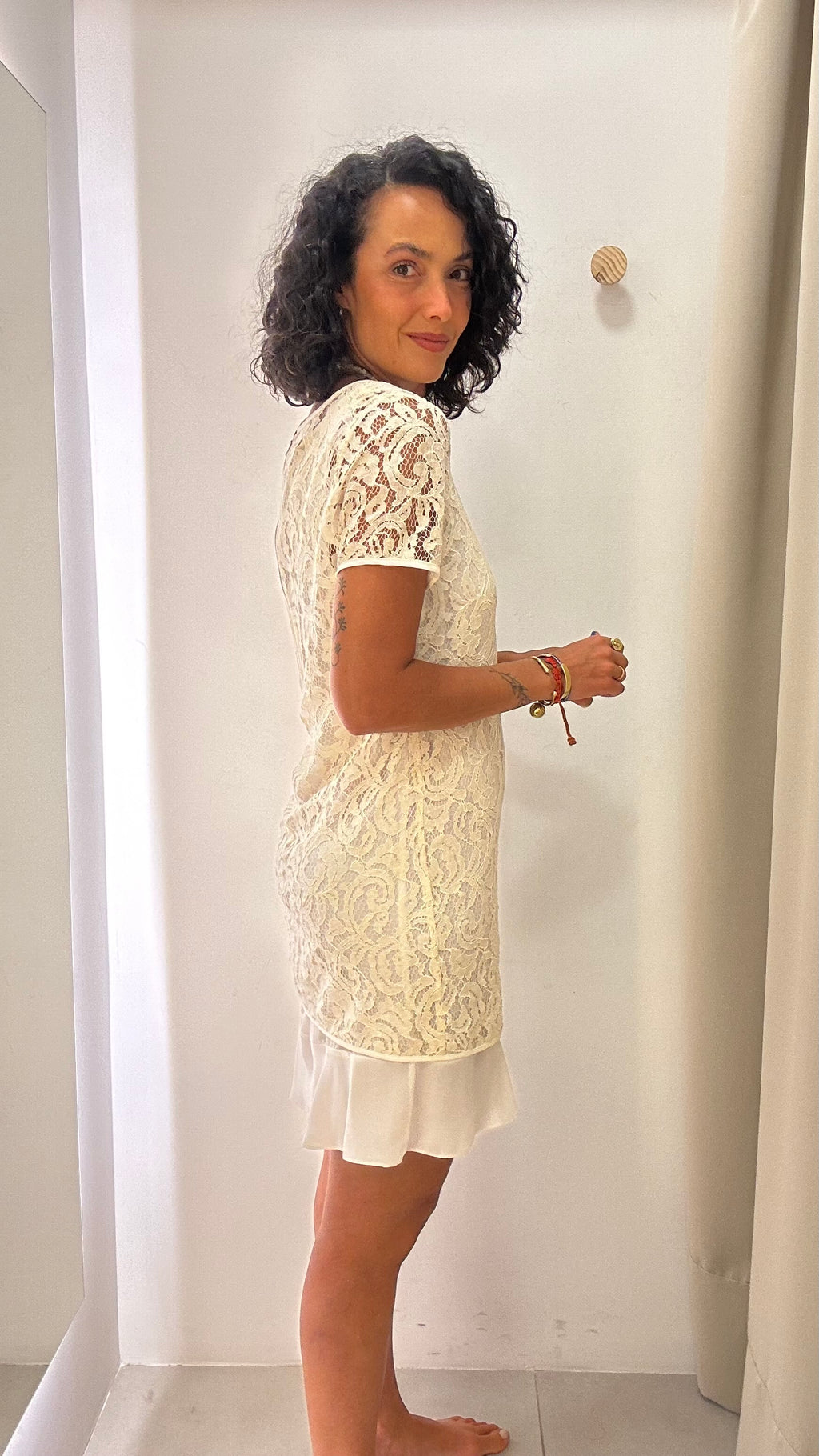 Vestido de Renda Branco