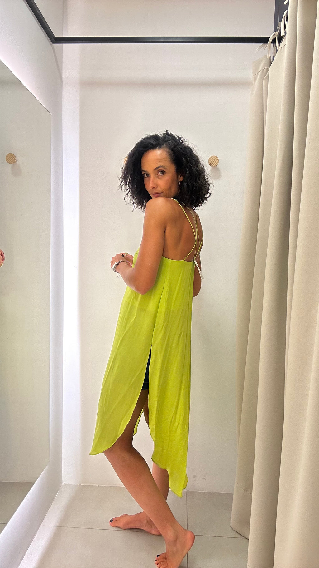 Blusa Alongada Verde