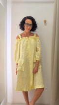 Vestido 100% Linho Vie