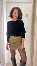 Blusa veludo Ton Âge