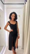 Vestido Preto Nati Vozza