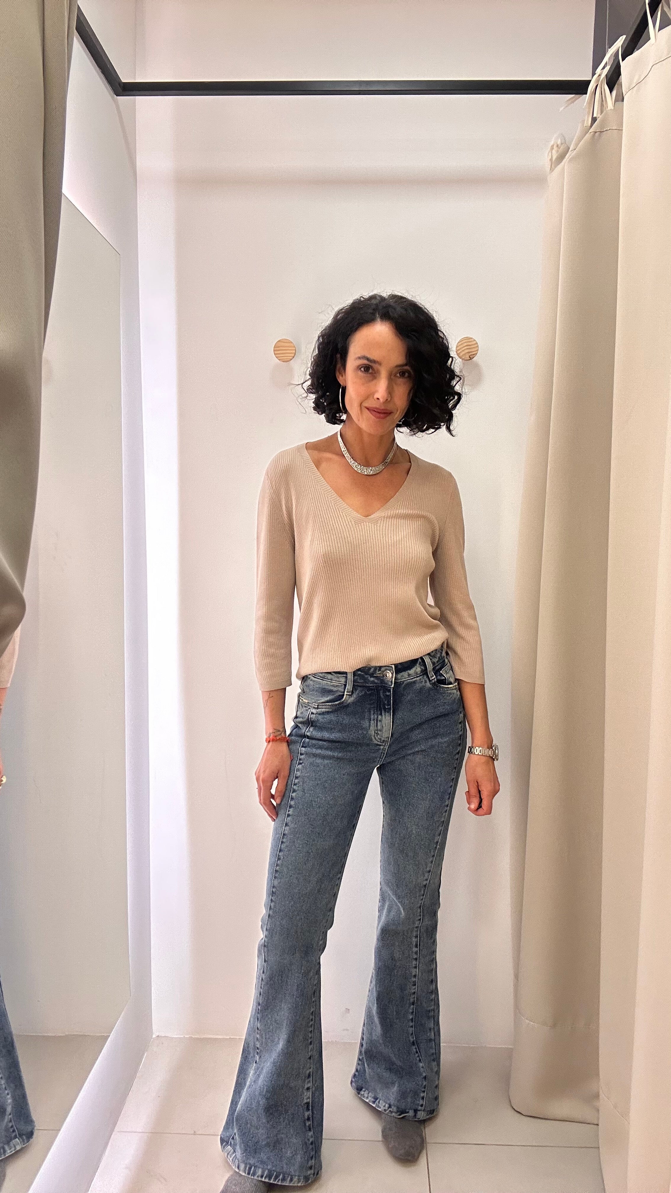 Calça Jeans Shoulder