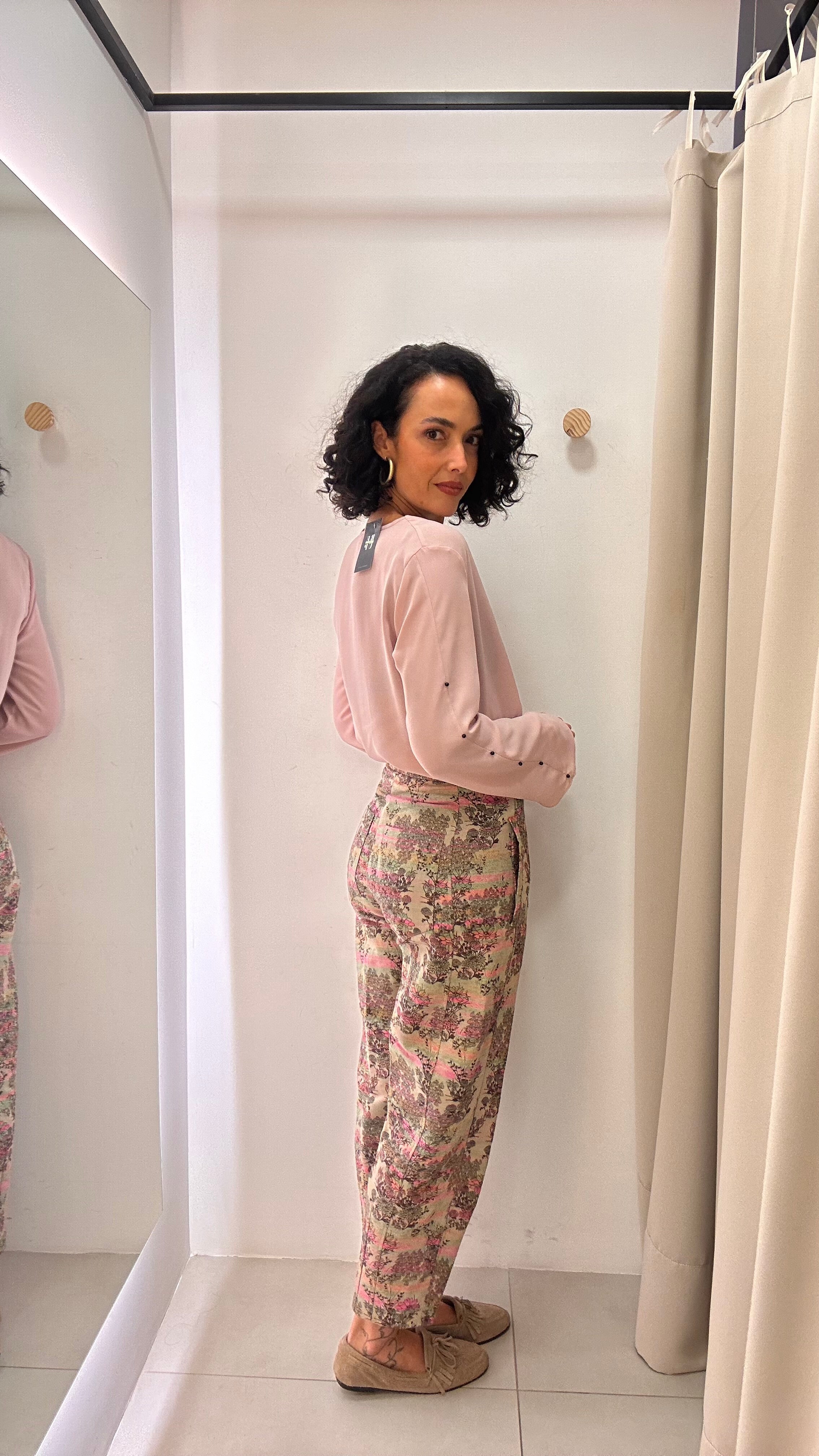Calça jacquard Lilly Sarti