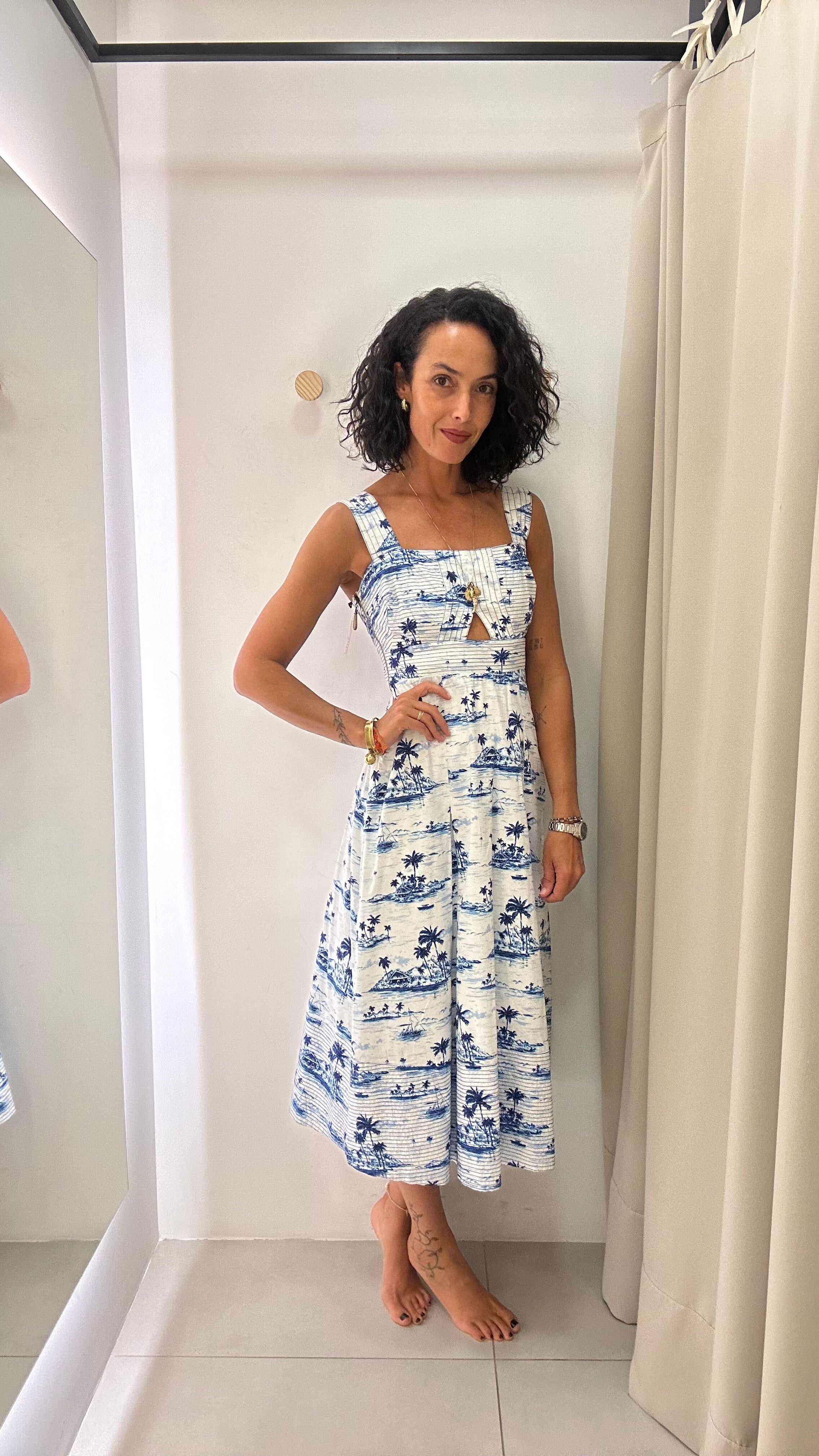 Vestido Estampado Mixed