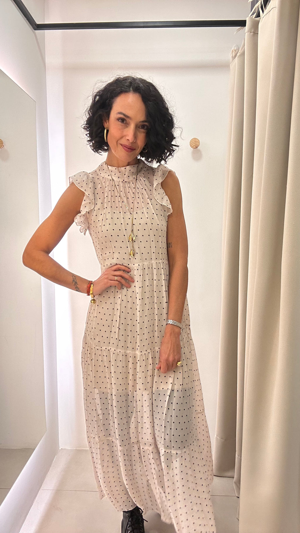 Vestido Poá Lee Loo