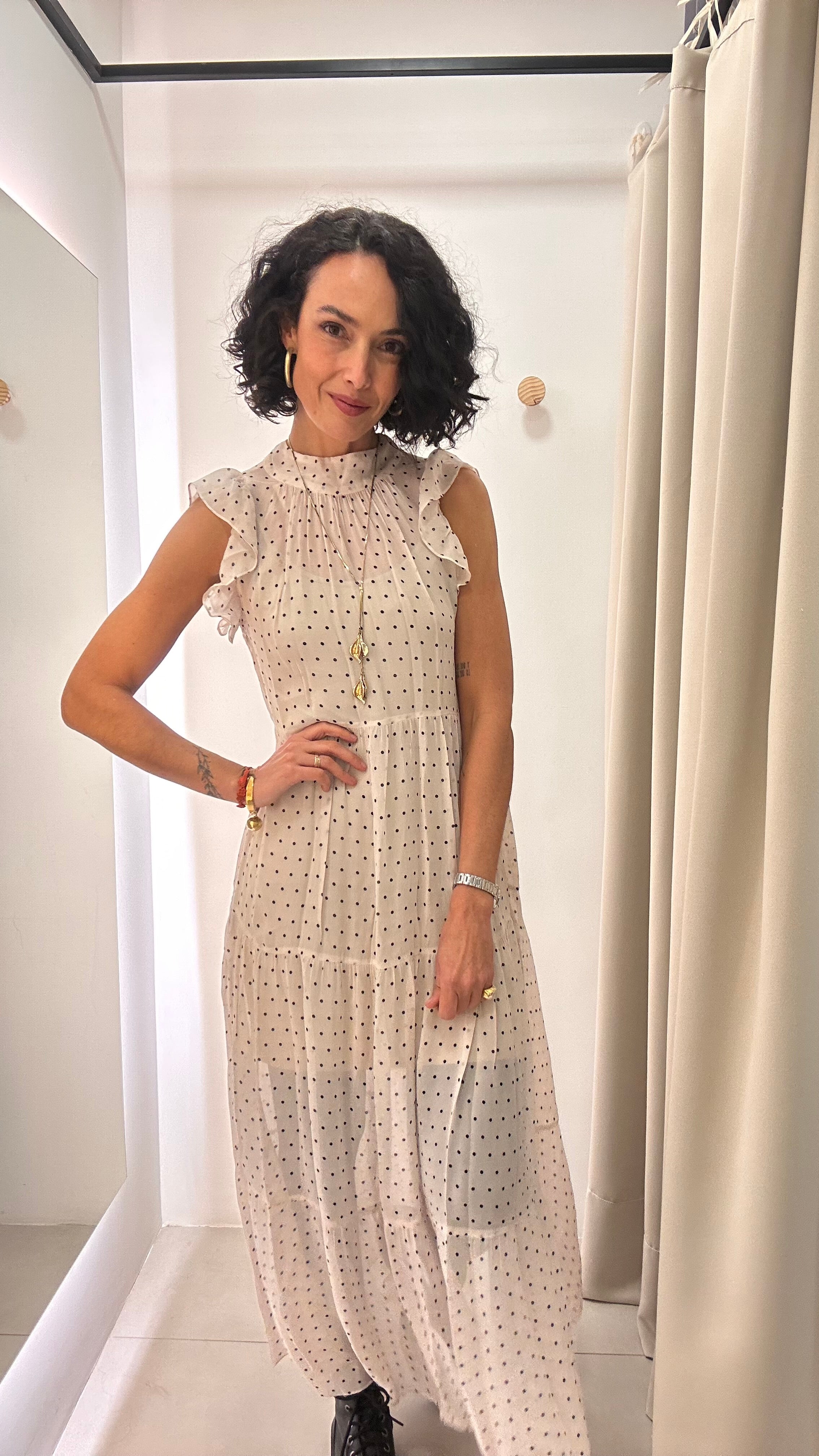 Vestido Poá Lee Loo