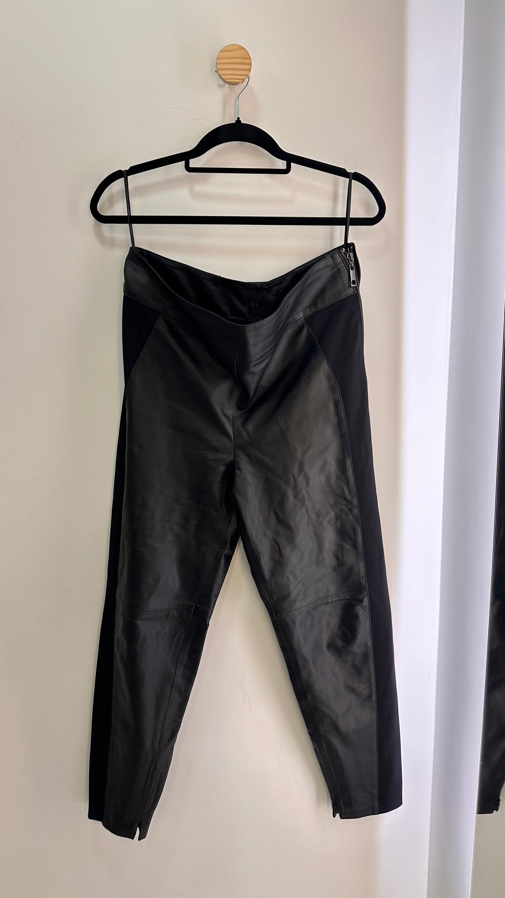 Calça couro Brooksfield