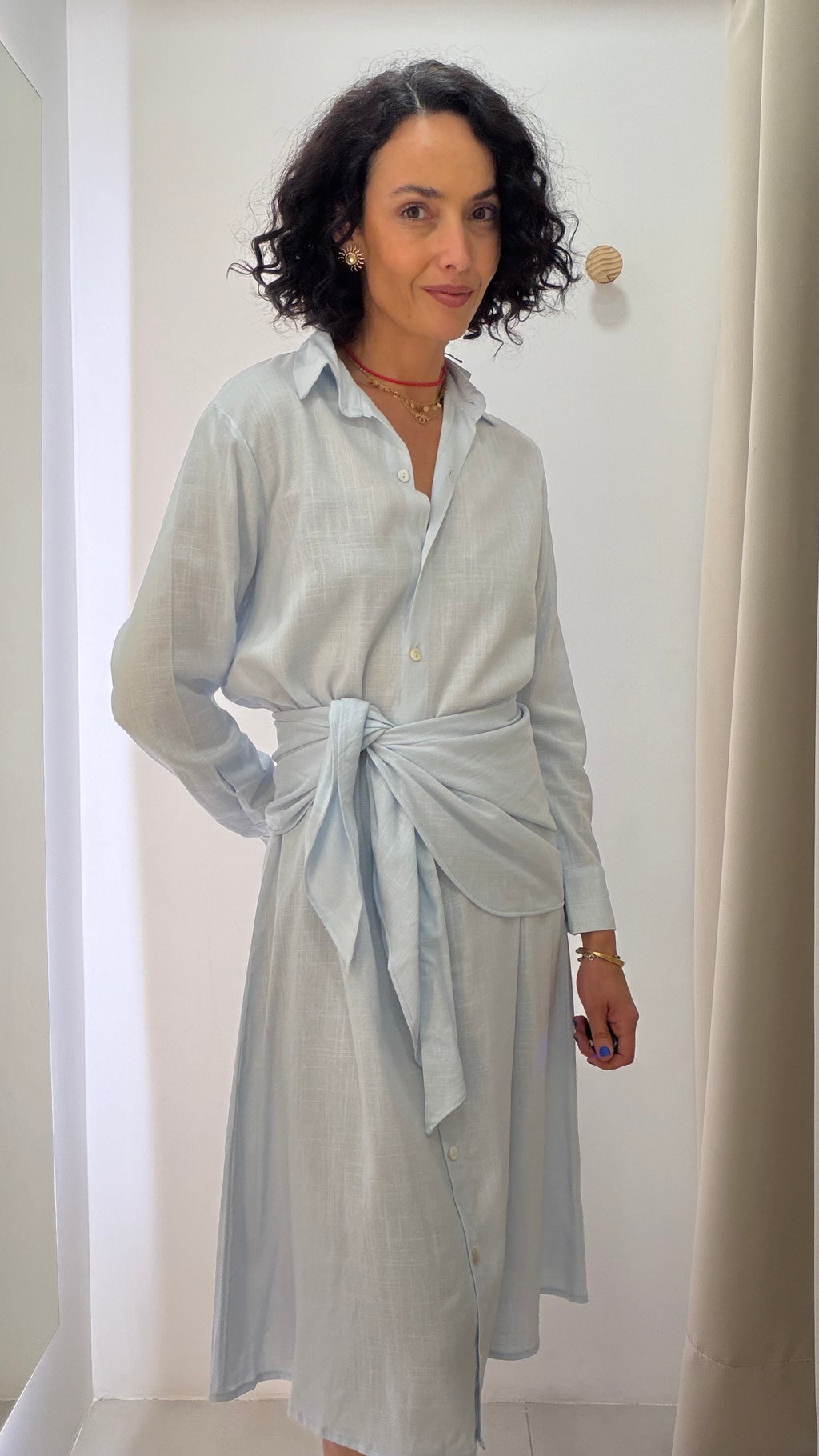 Vestido Azul Claro Jolie