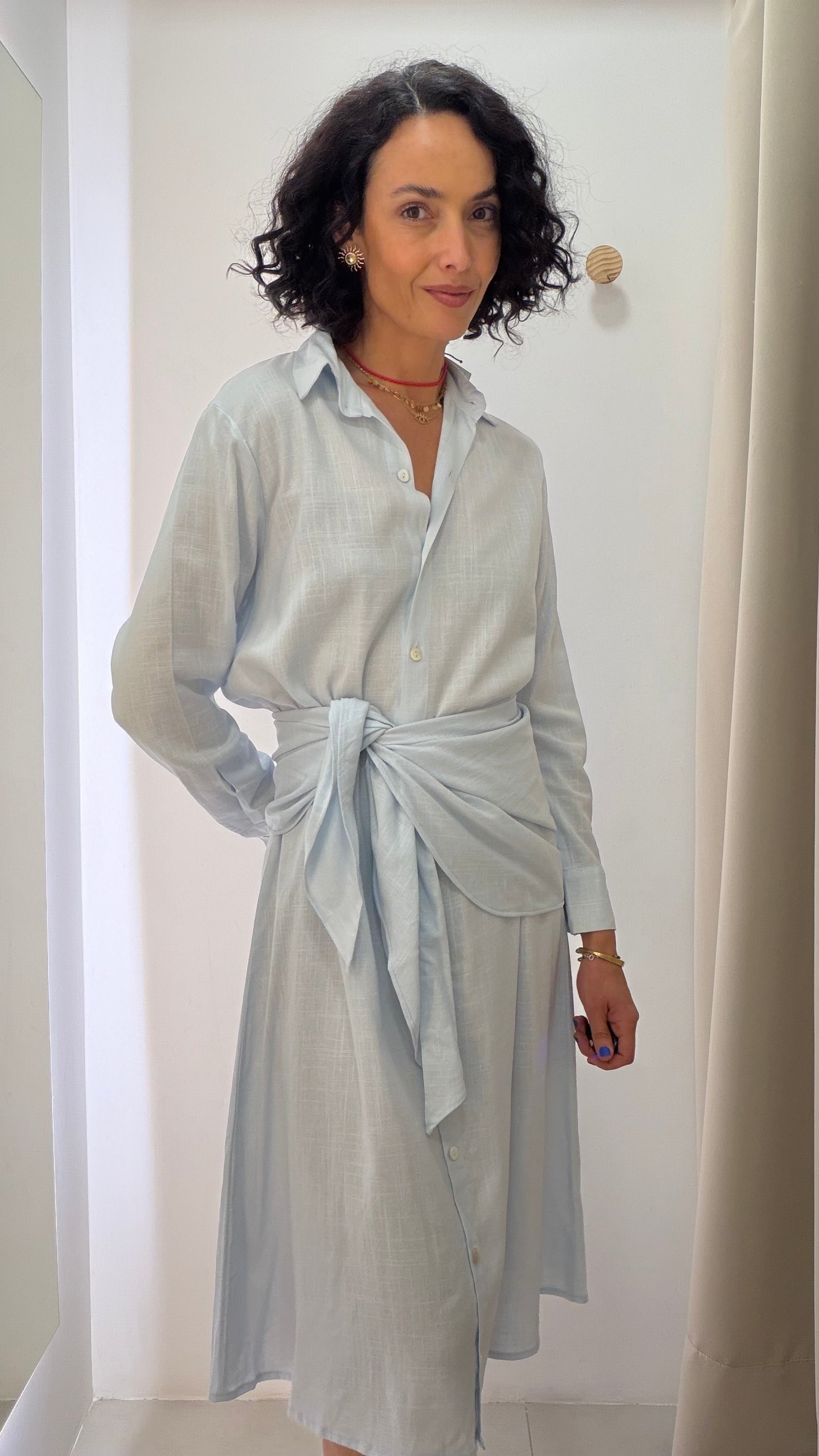 Vestido Azul Claro Jolie