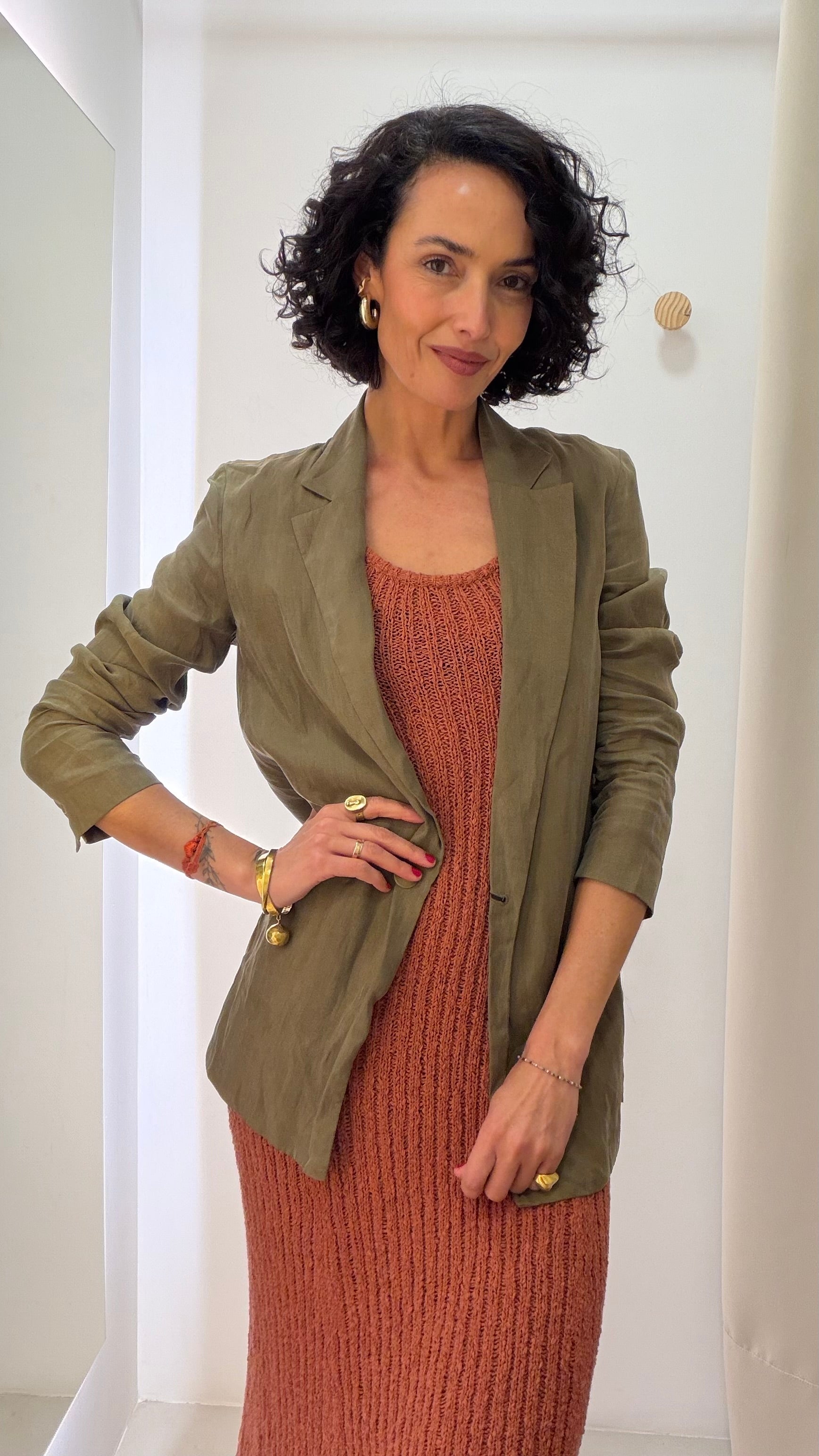Blazer alongado Mango