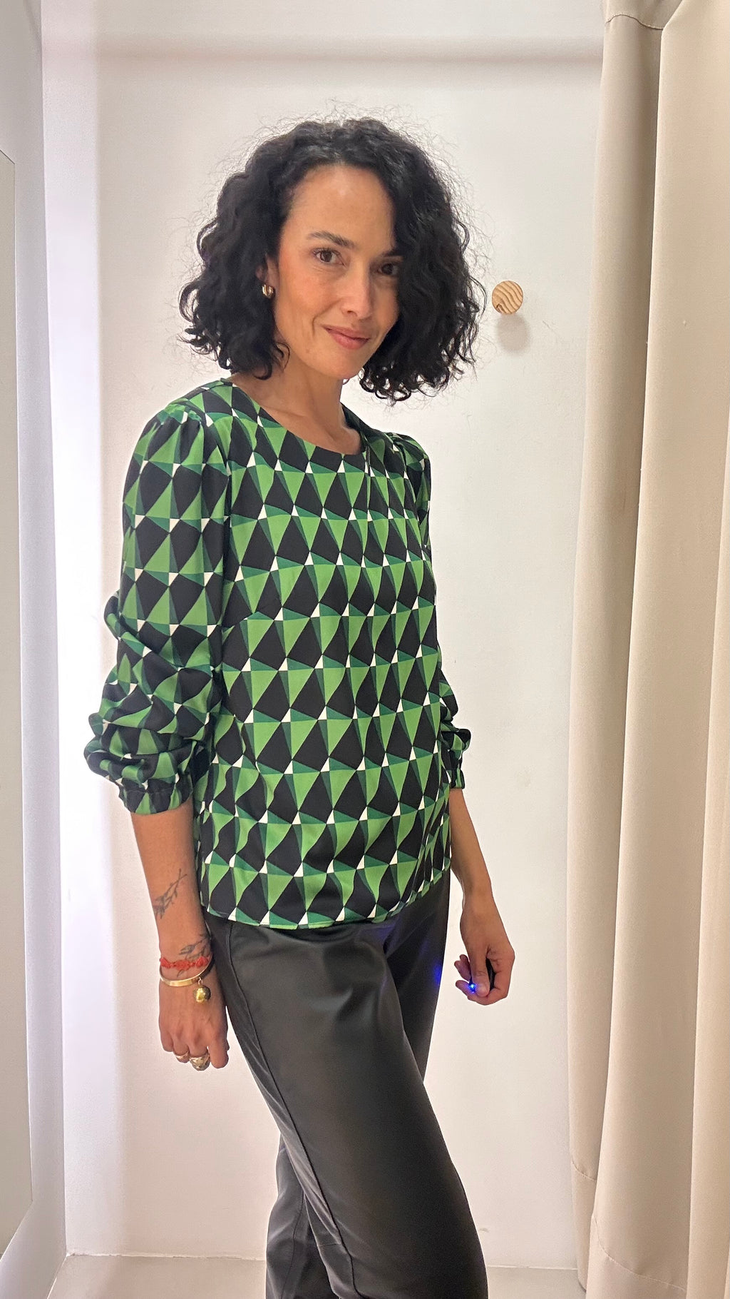 Blusa Verde Angela Xavier