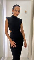 Vestido em Malha Preto Zara