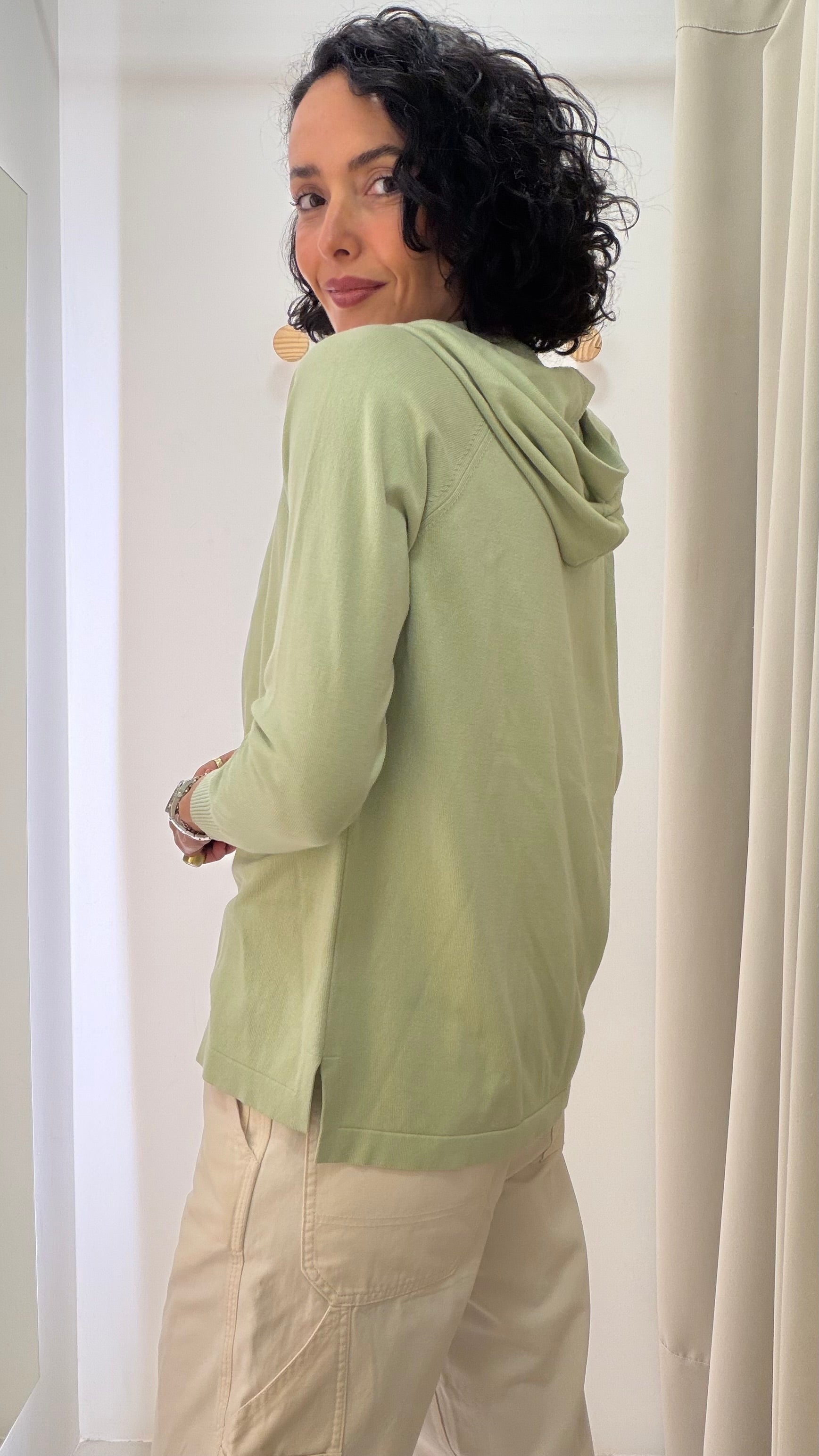 Tricot com capuz Anselmi
