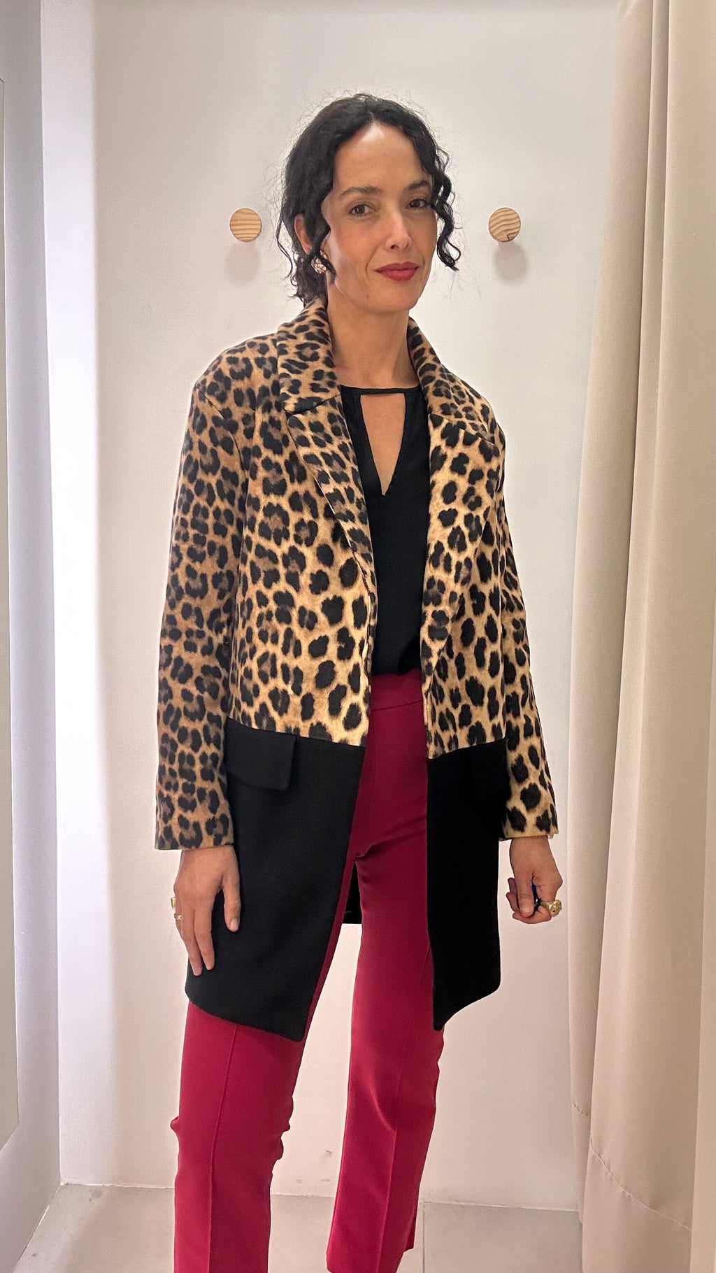 Casaco animal print Zara