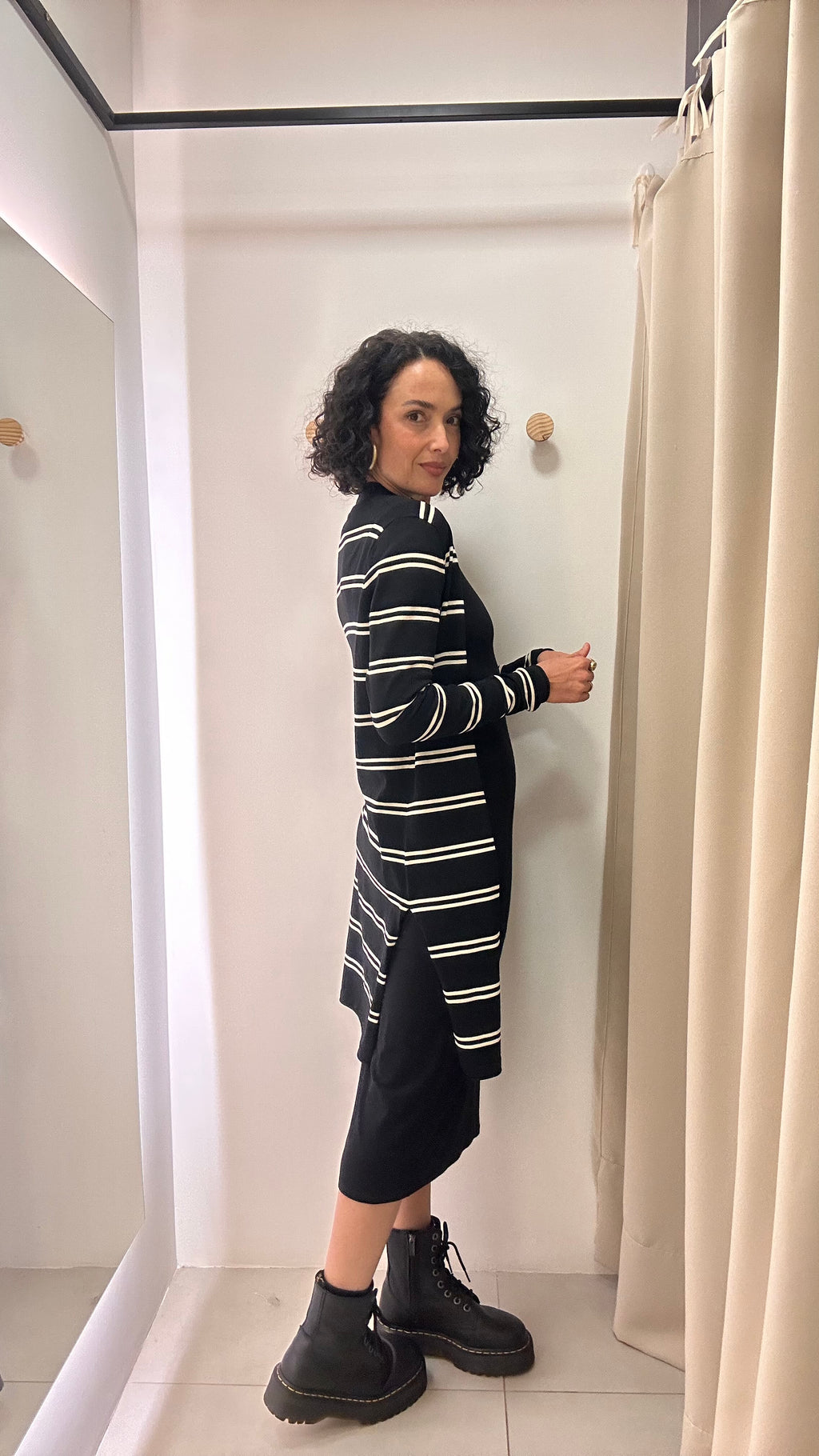 Tricot Listrado Shoulder