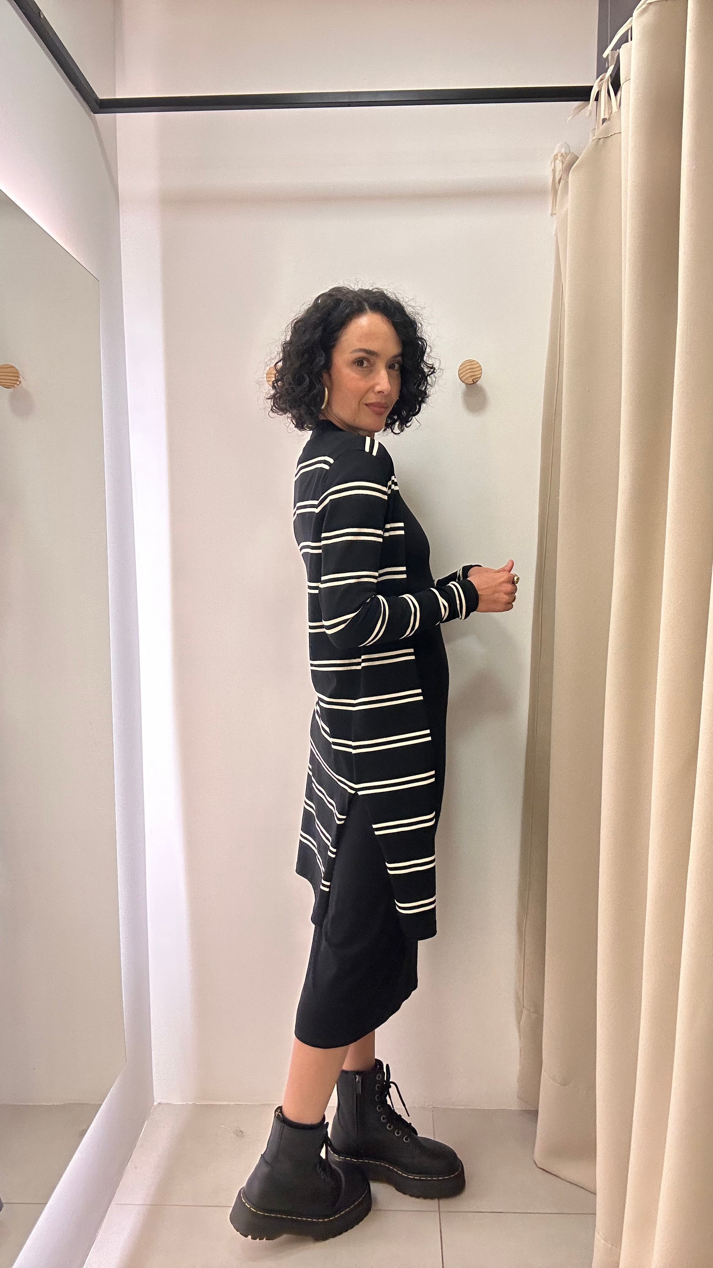 Tricot Listrado Shoulder