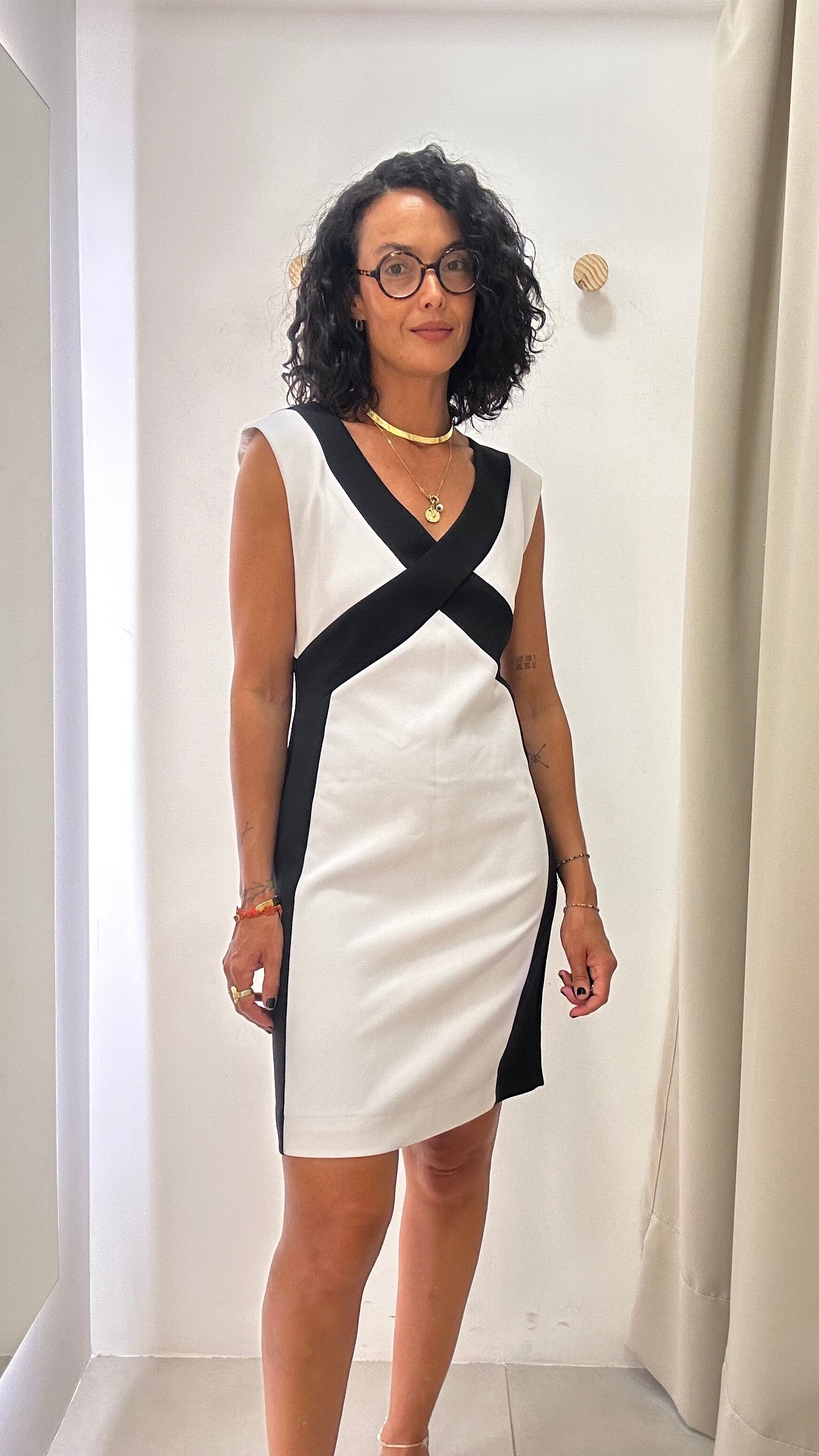 Vestido Bicolor Ana Hickmann