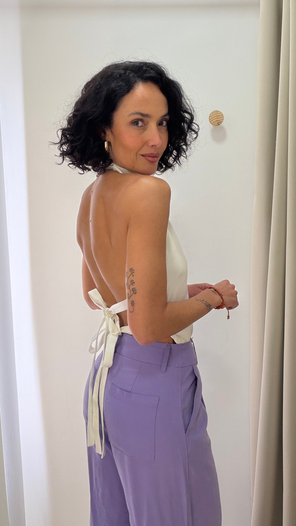 Blusa frente única Zara