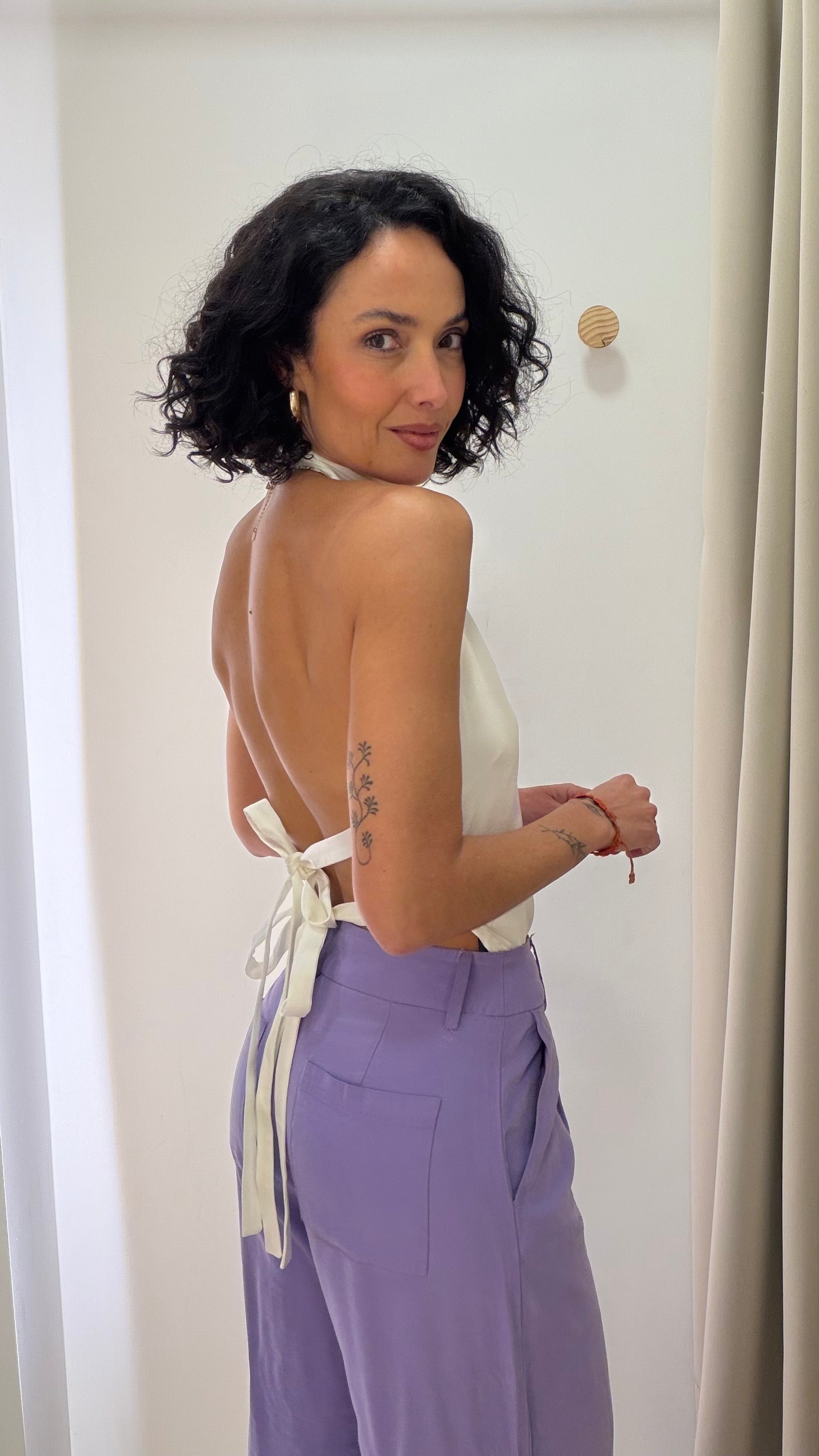 Blusa frente única Zara
