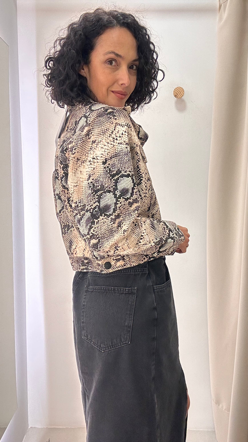 Jaqueta sarja Animal print