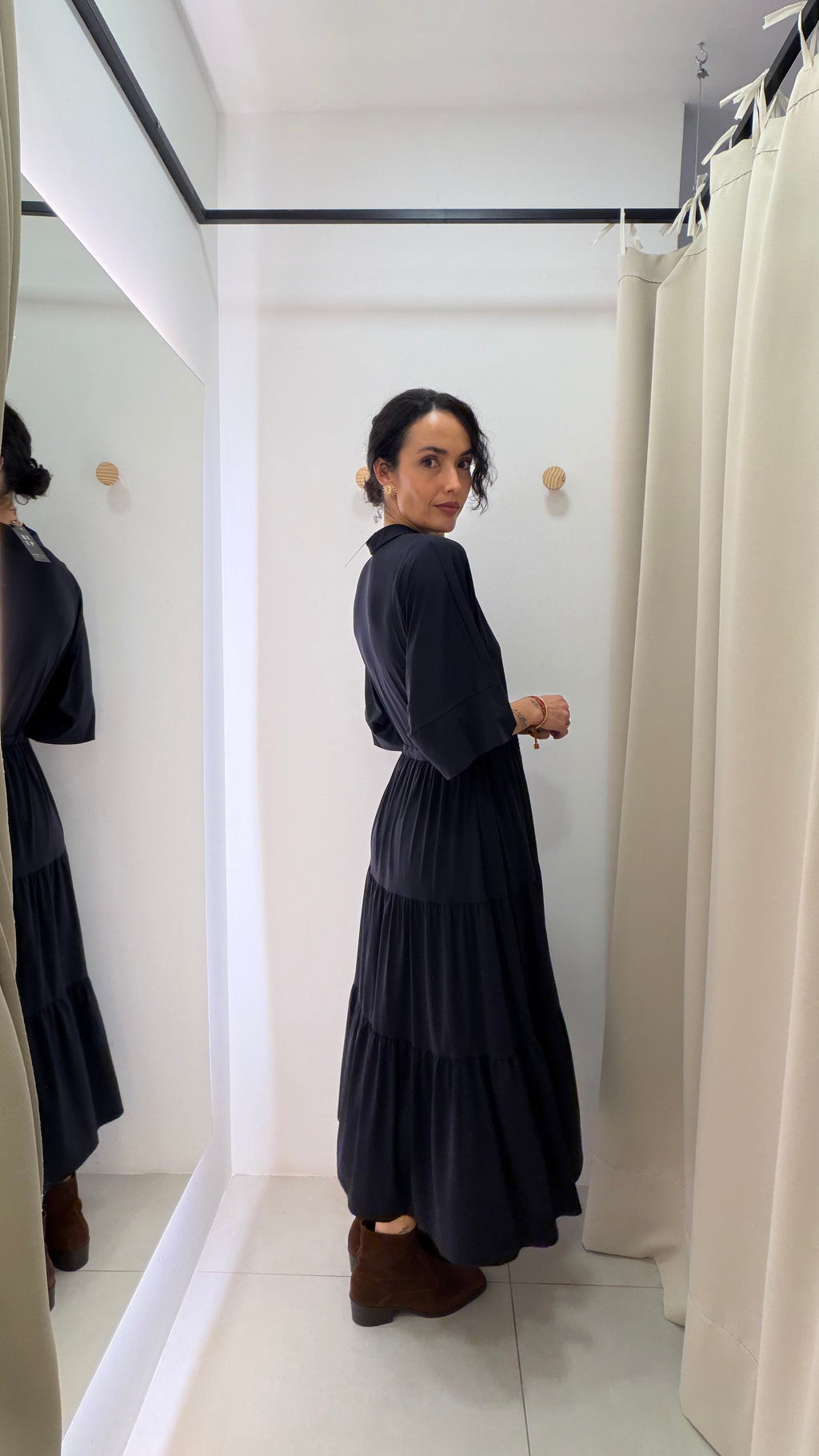 Vestido Preto Voar