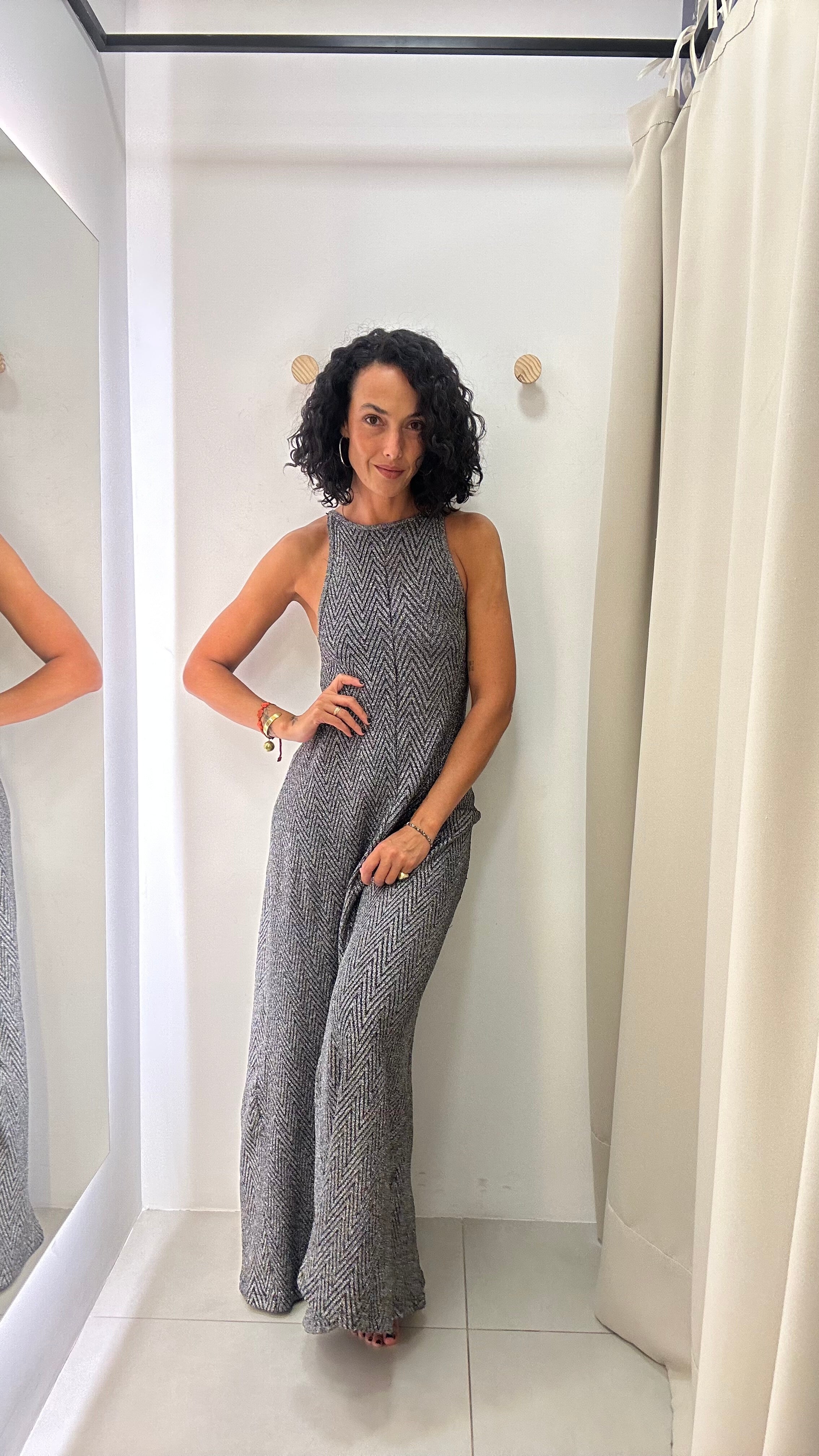 Vestido Longo Lurex Zara