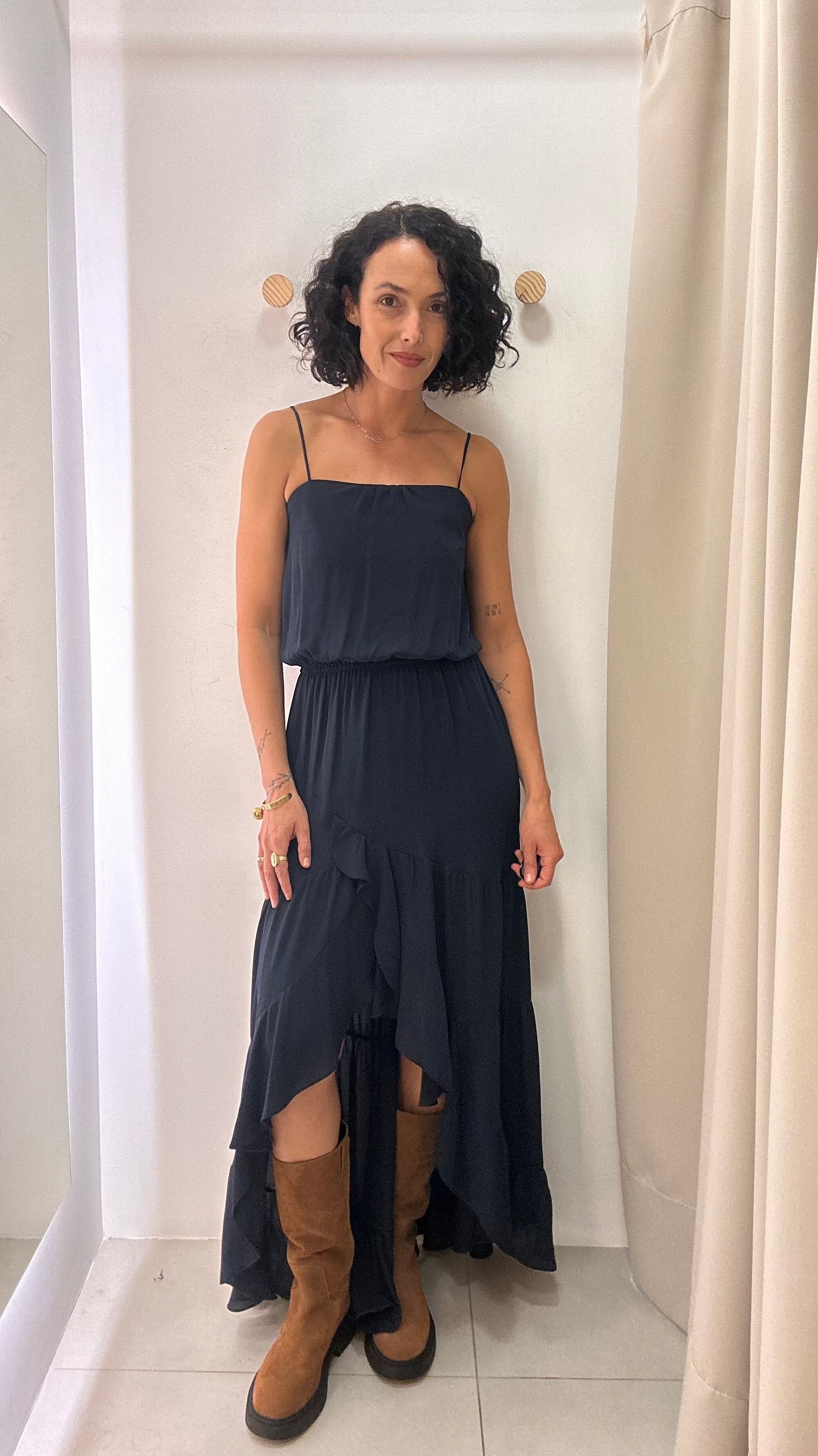 Vestido marinho Iodice