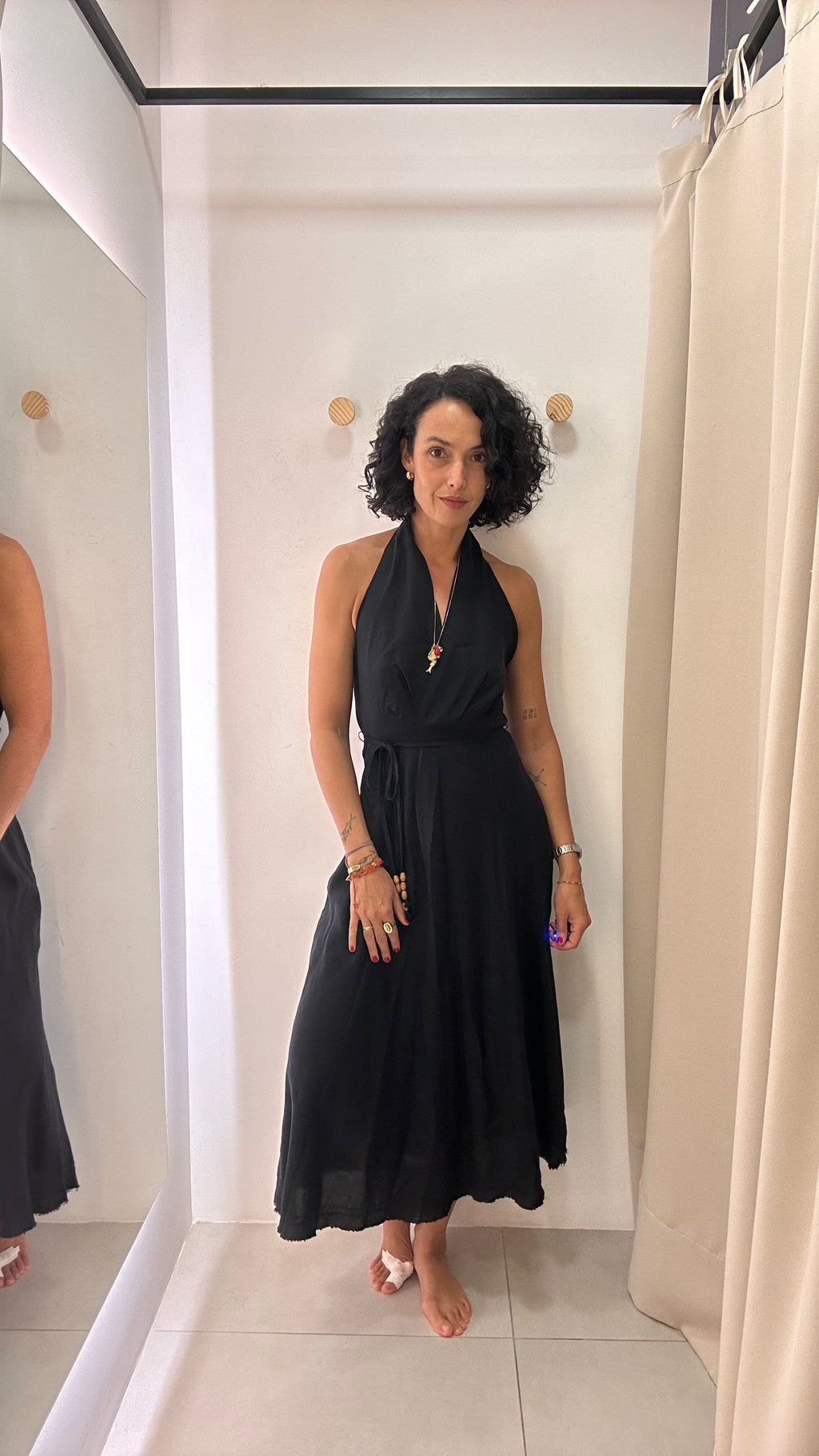 Vestido frente única Zara