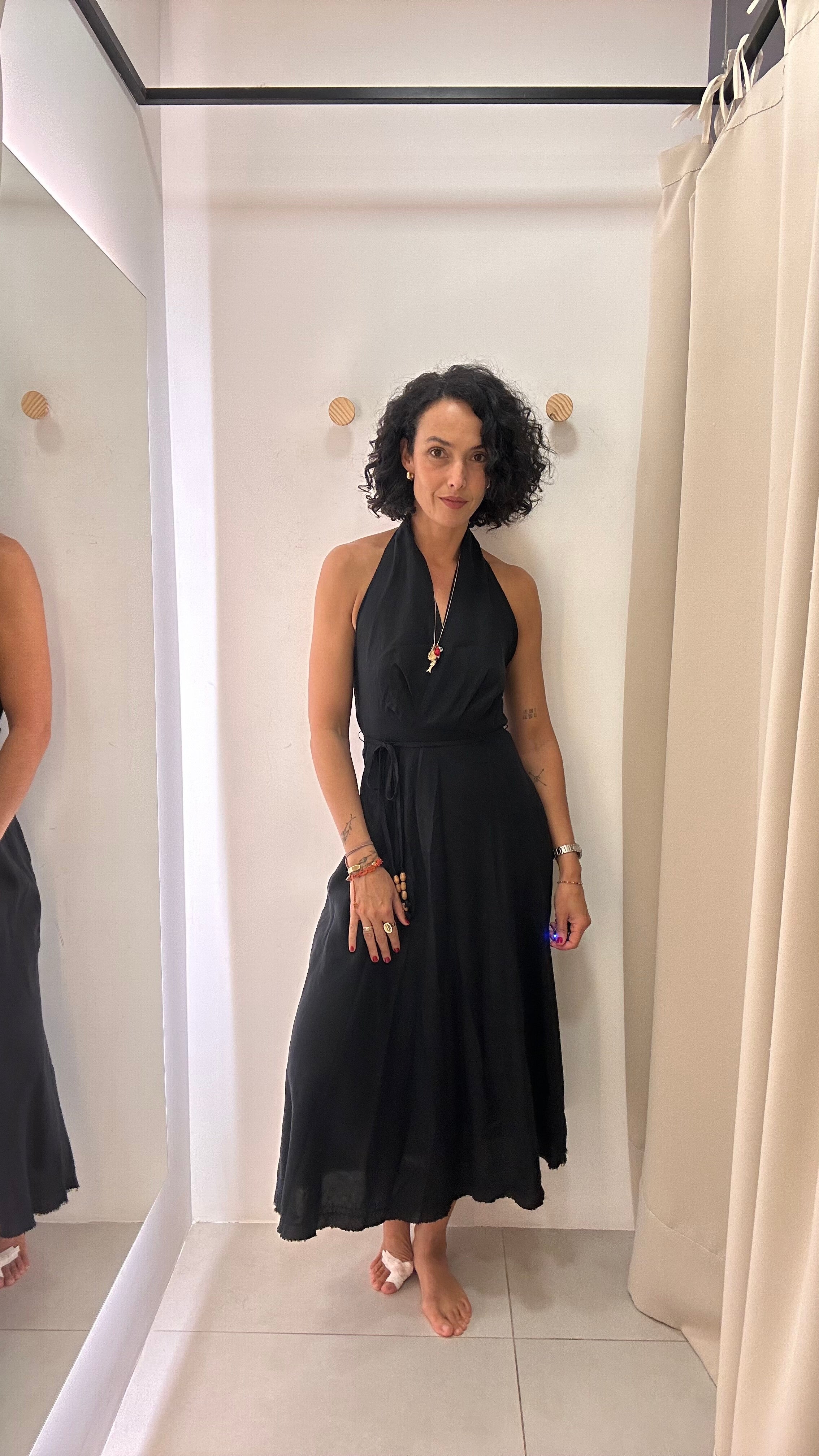 Vestido frente única Zara