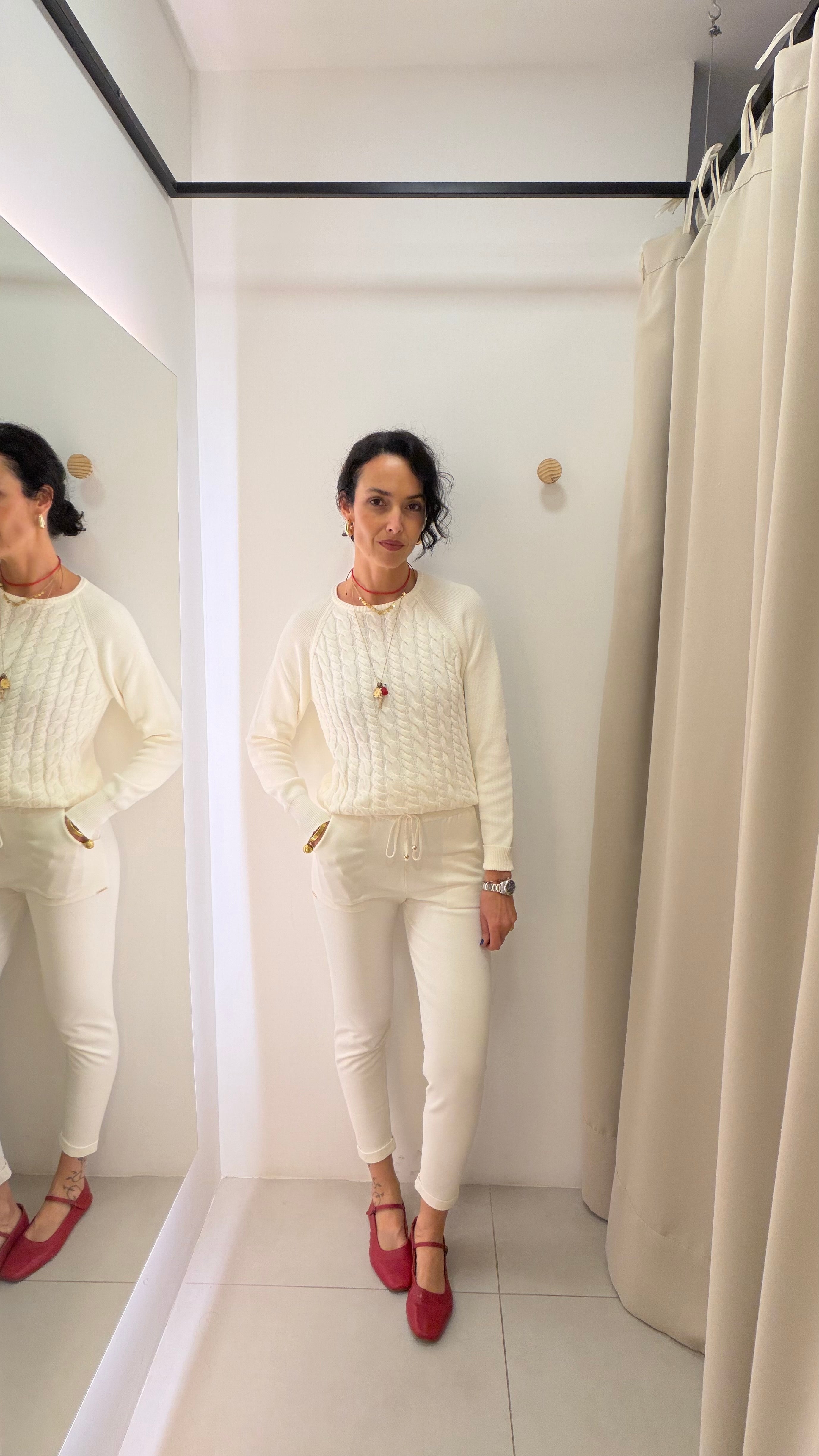 Tricot branco Anselmi