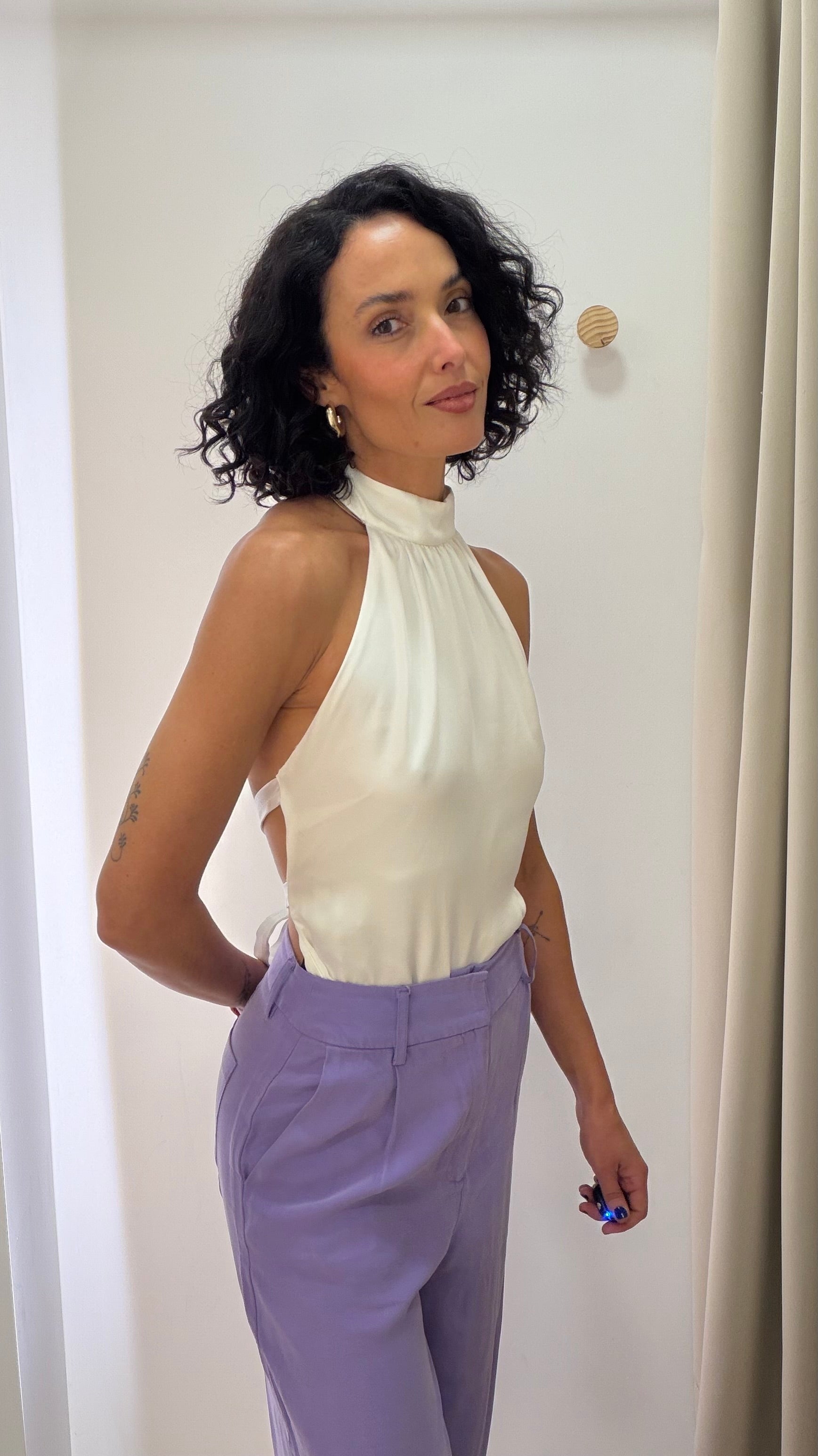 Blusa frente única Zara