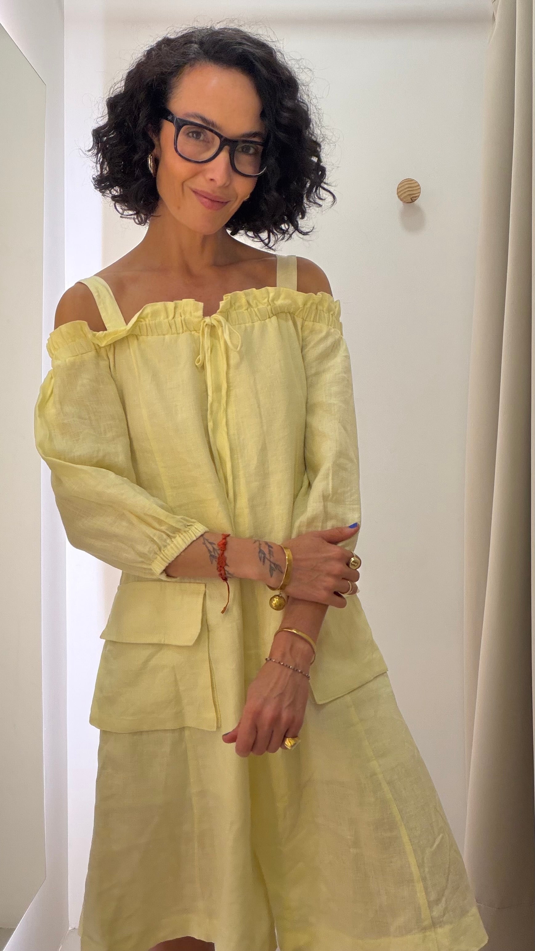 Vestido 100% Linho Vie