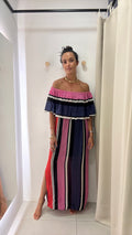 Vestido ombro a ombro