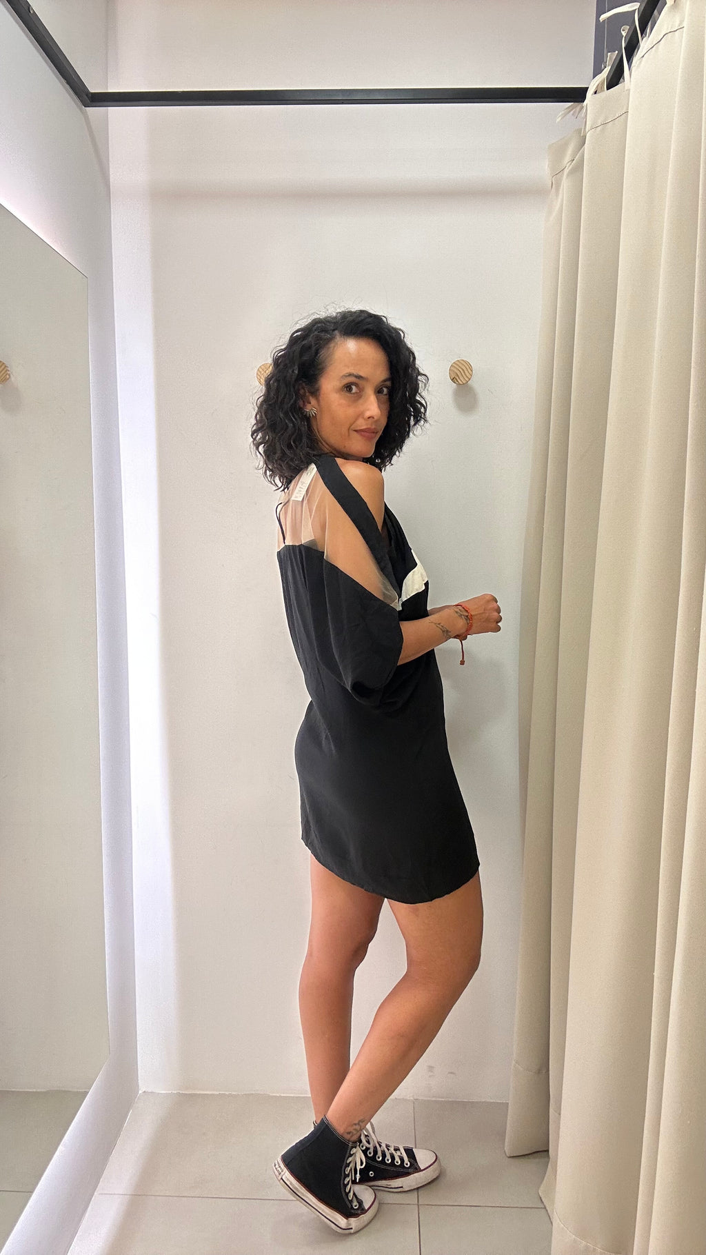 Vestido seda Animale