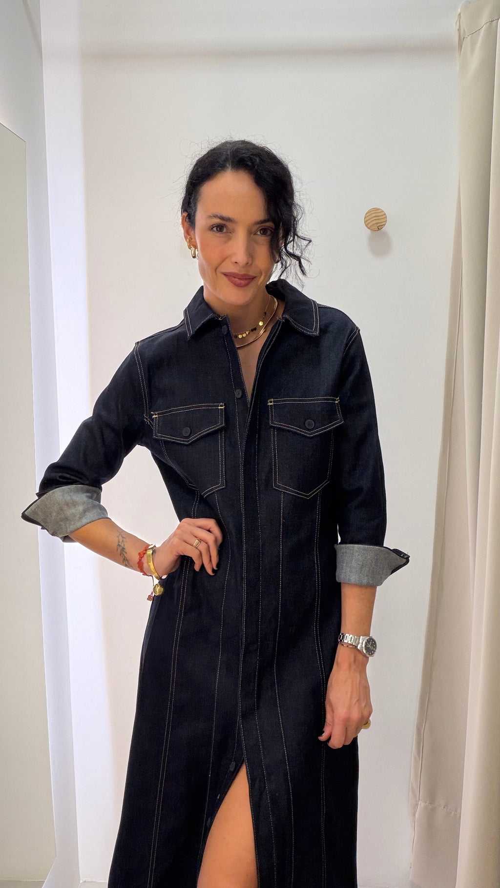 Vestido jeans Zara