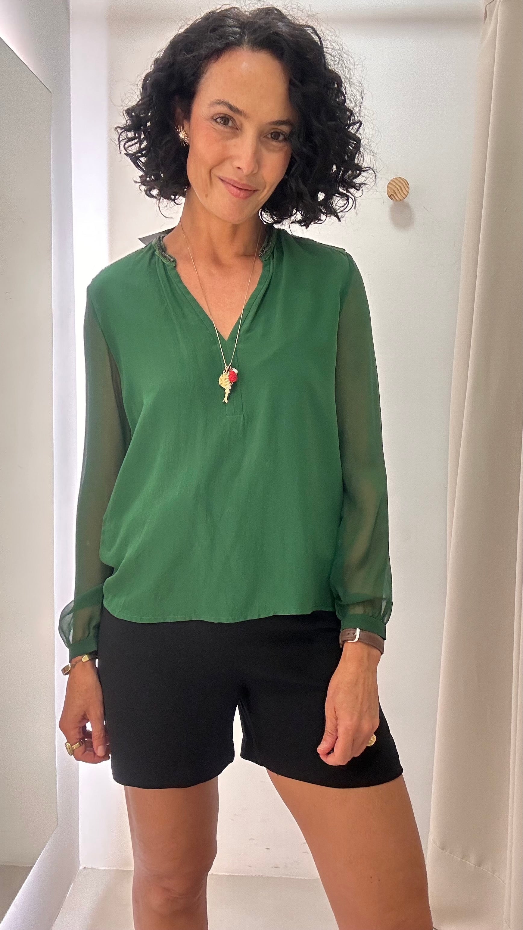 Blusa Verde Cori