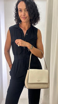 Bolsa couro Kate Spade