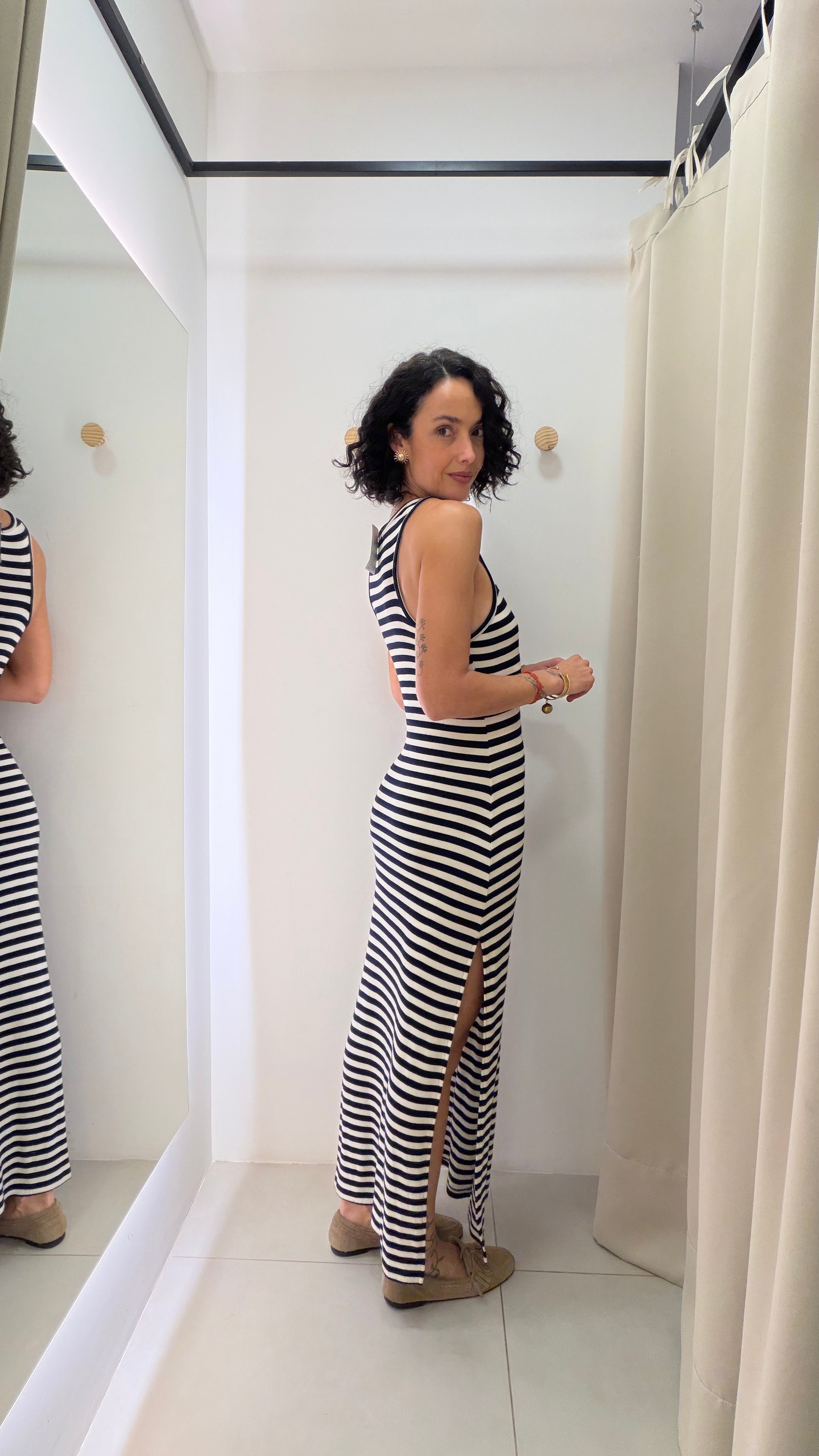 Vestido Listrado Dress To