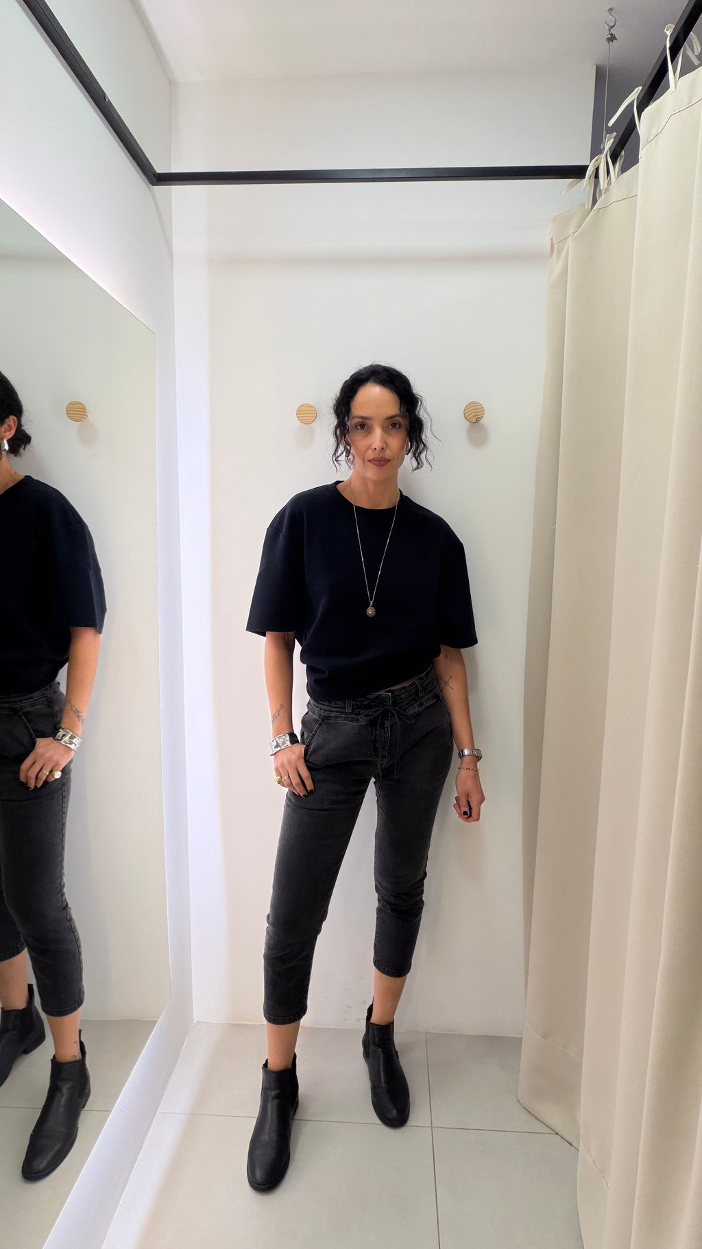 Calça Jeans Preta Osklen