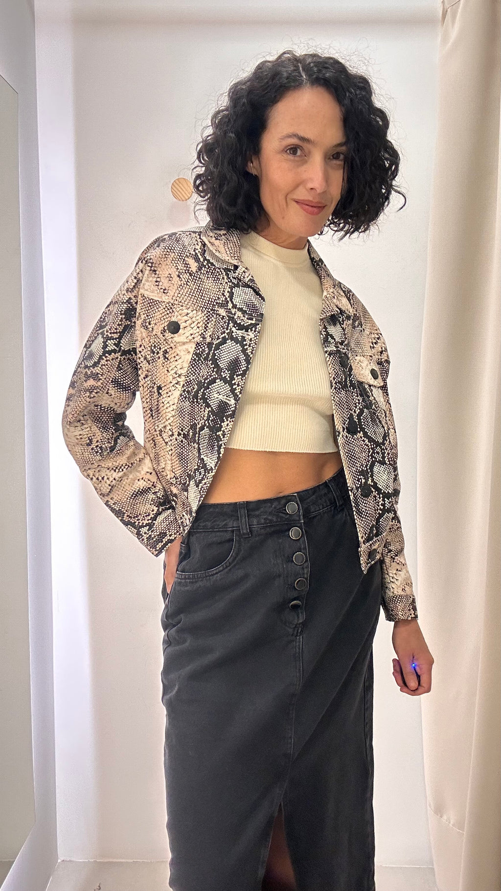 Jaqueta sarja Animal print