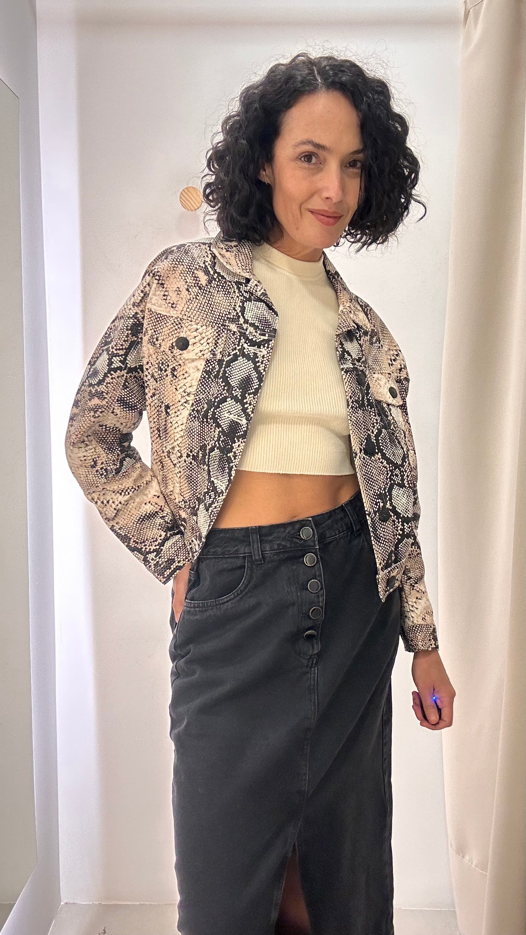 Jaqueta sarja Animal print