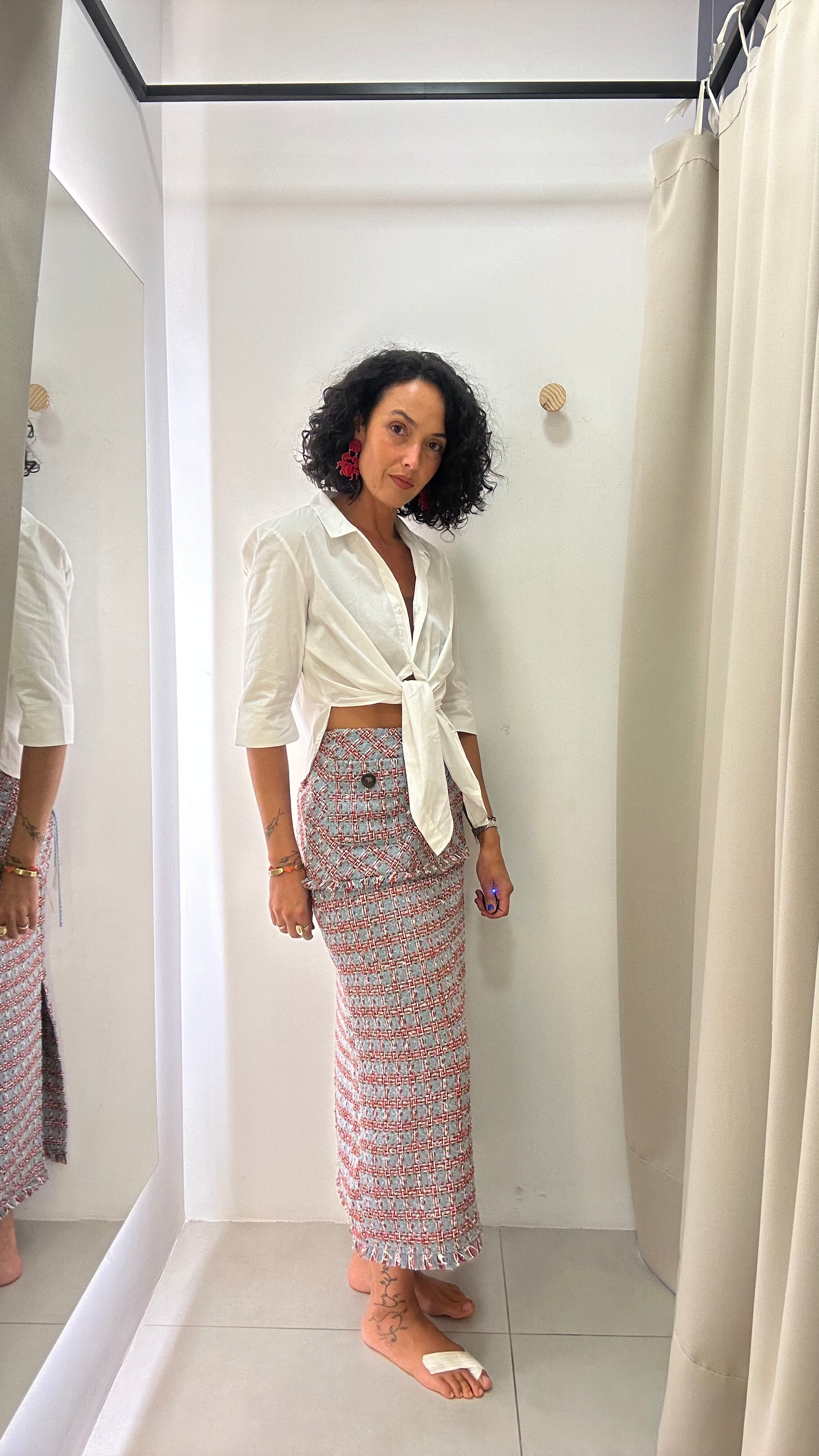 Saia em tweed Essenciale