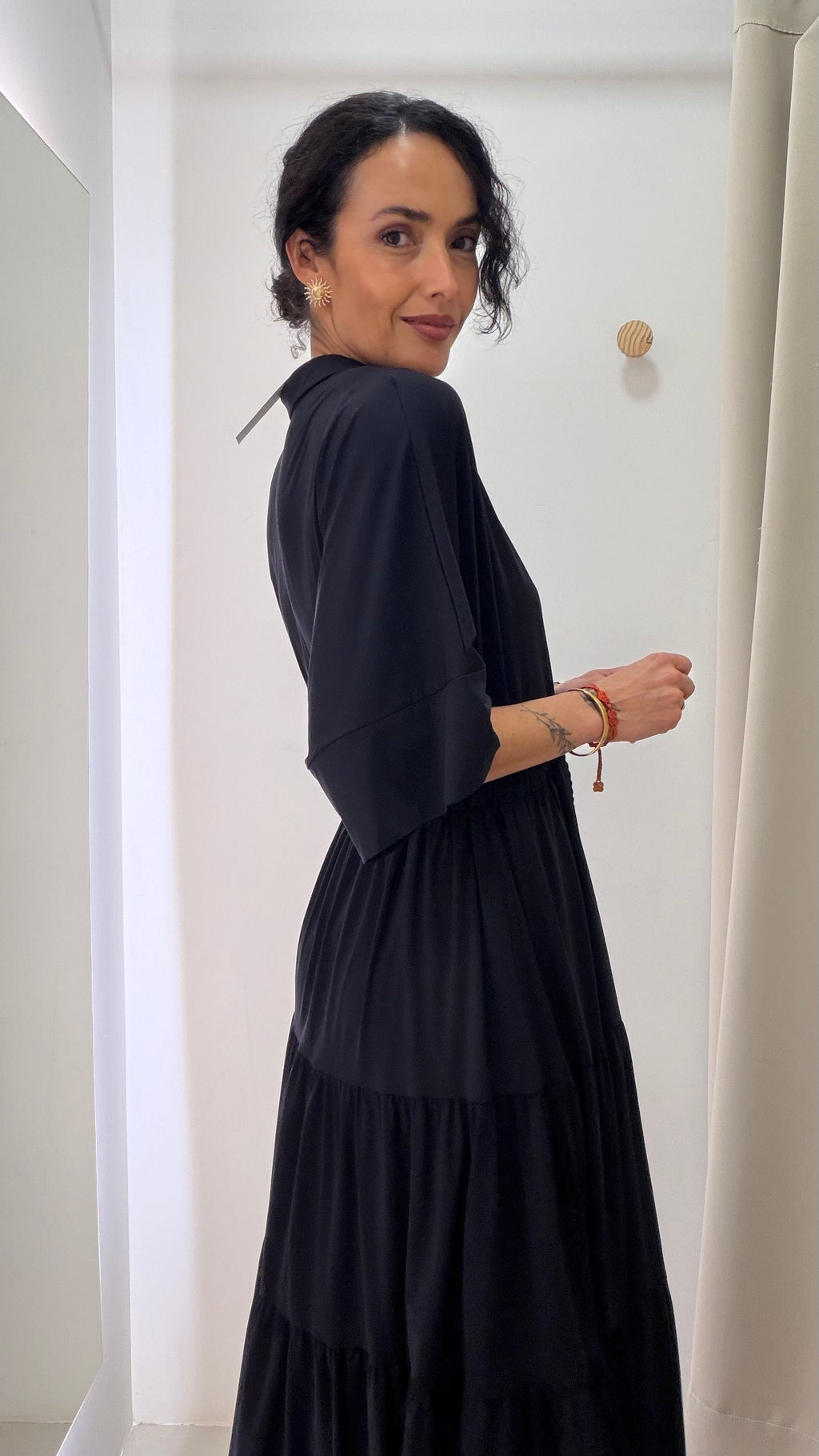Vestido Preto Voar