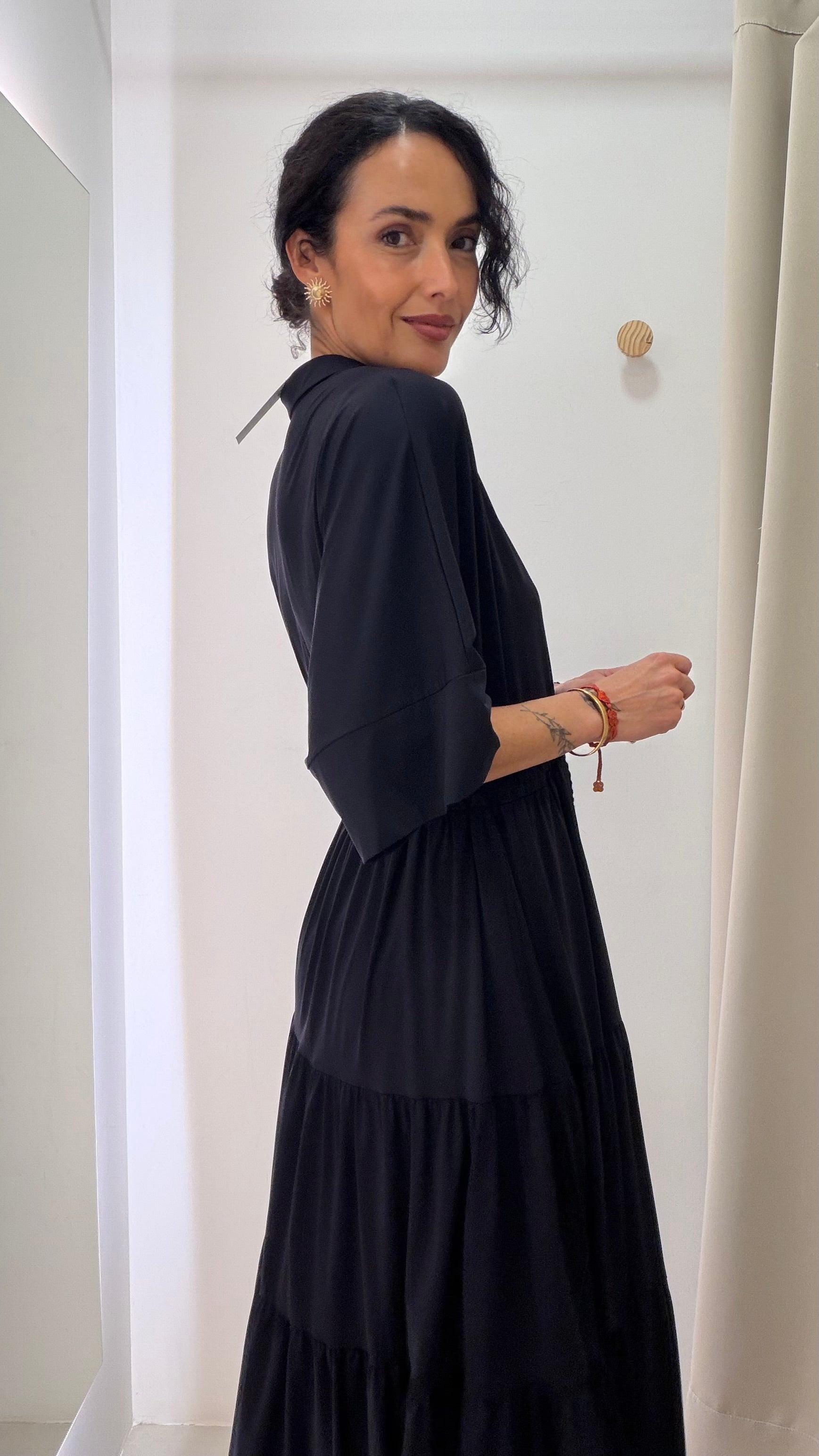 Vestido Preto Voar
