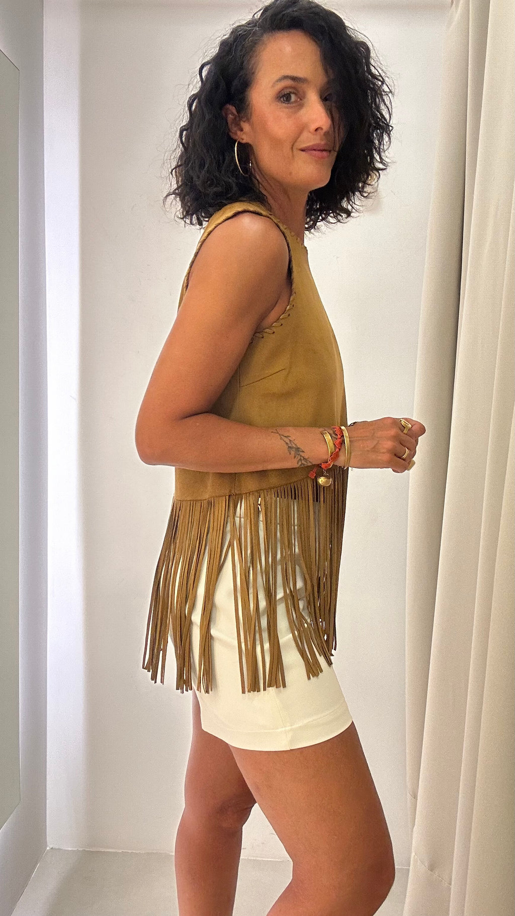 Blusa em suede Zara